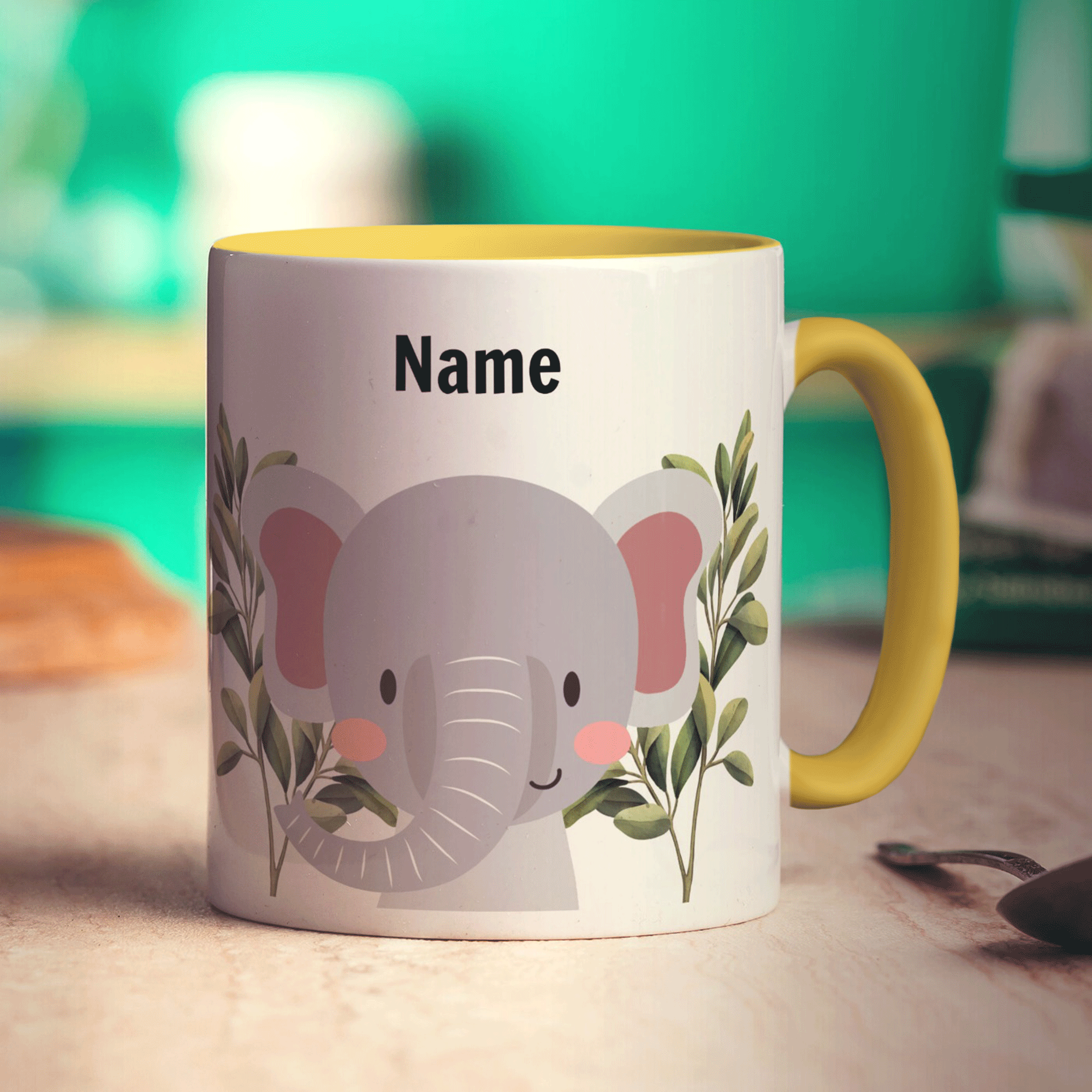 Personalised Elephant Mug