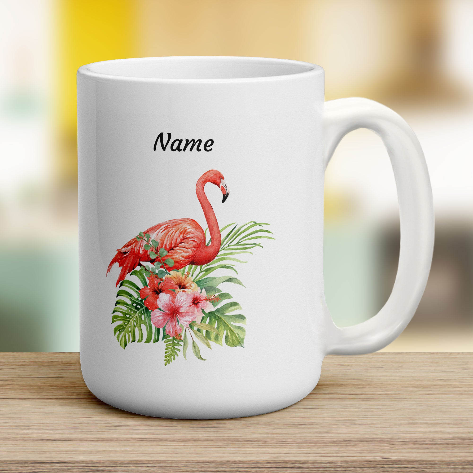 Personalised Flamingo Mug