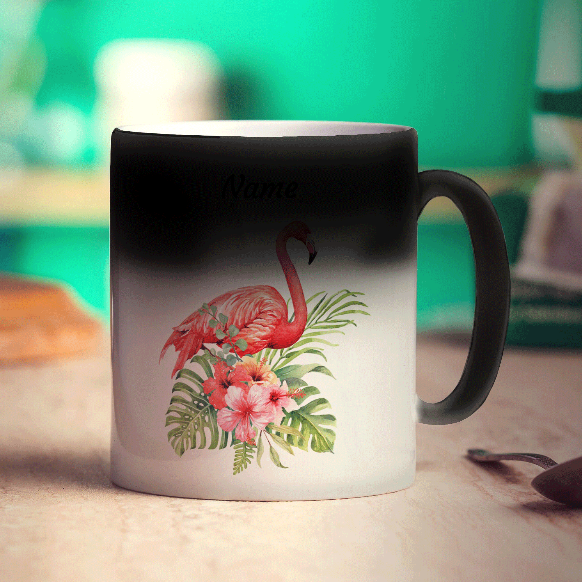 Personalised Flamingo Mug