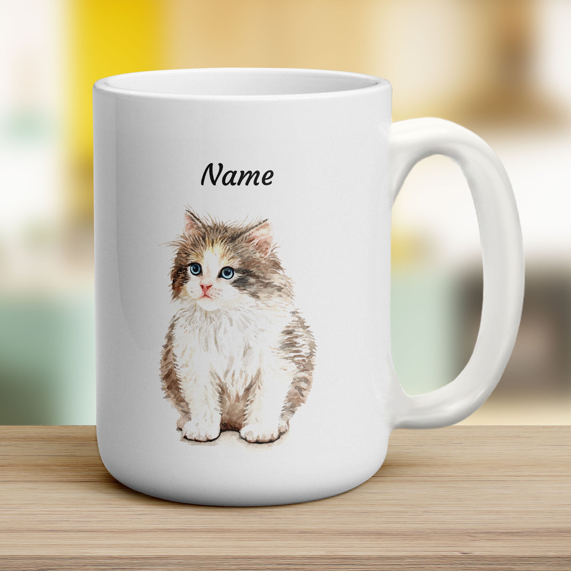 Personalised Kitten Mug
