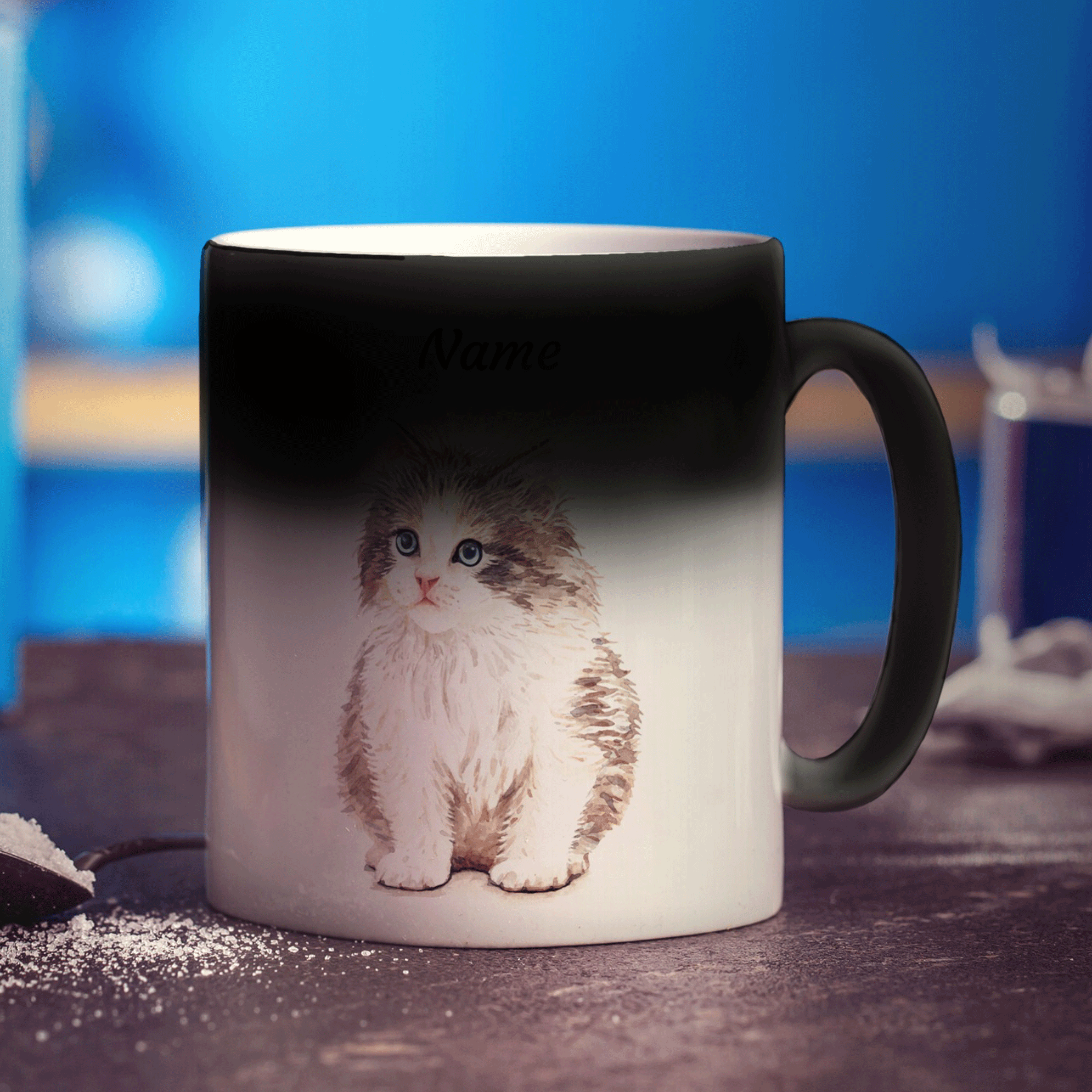 Personalised Kitten Mug