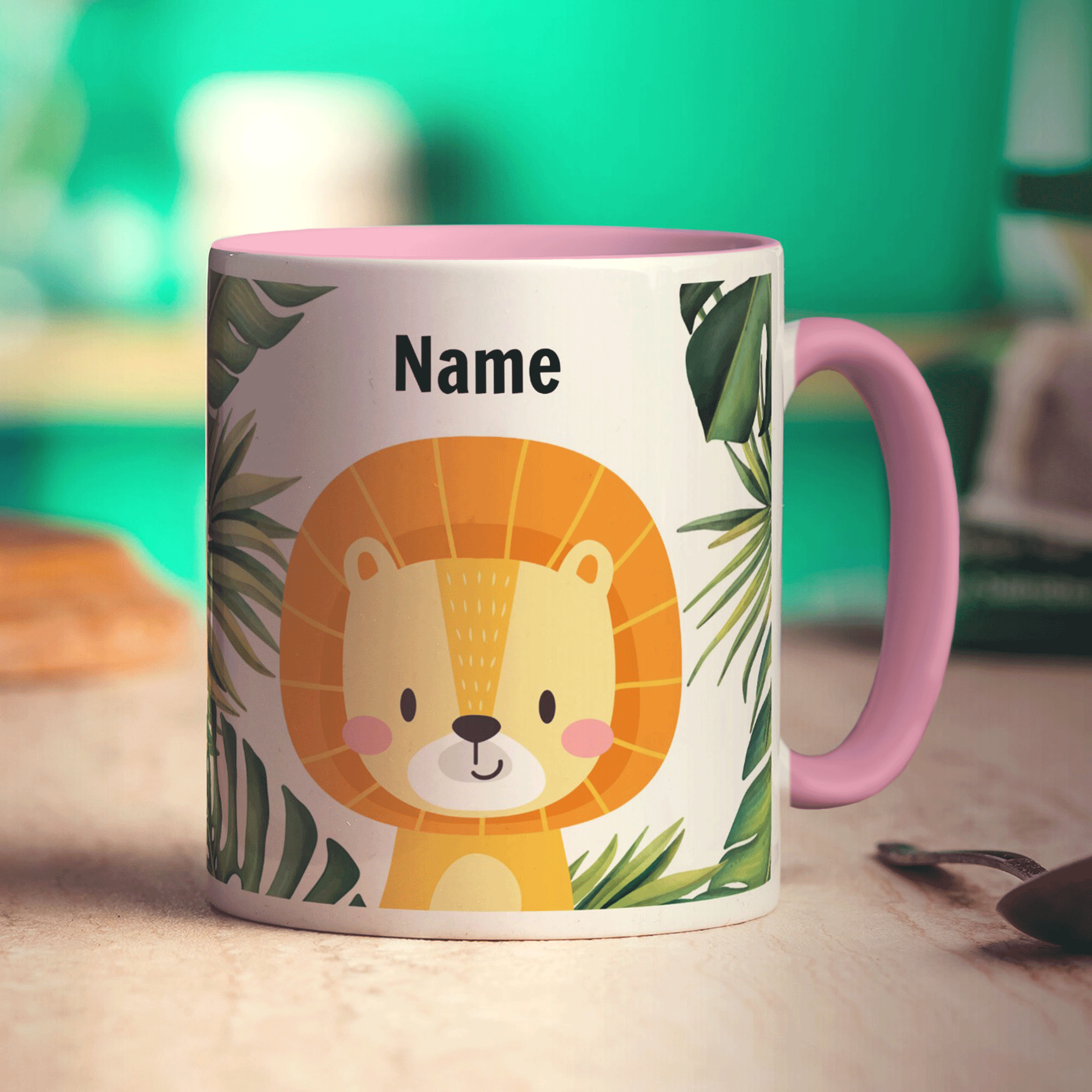 Personalised Lion Mug
