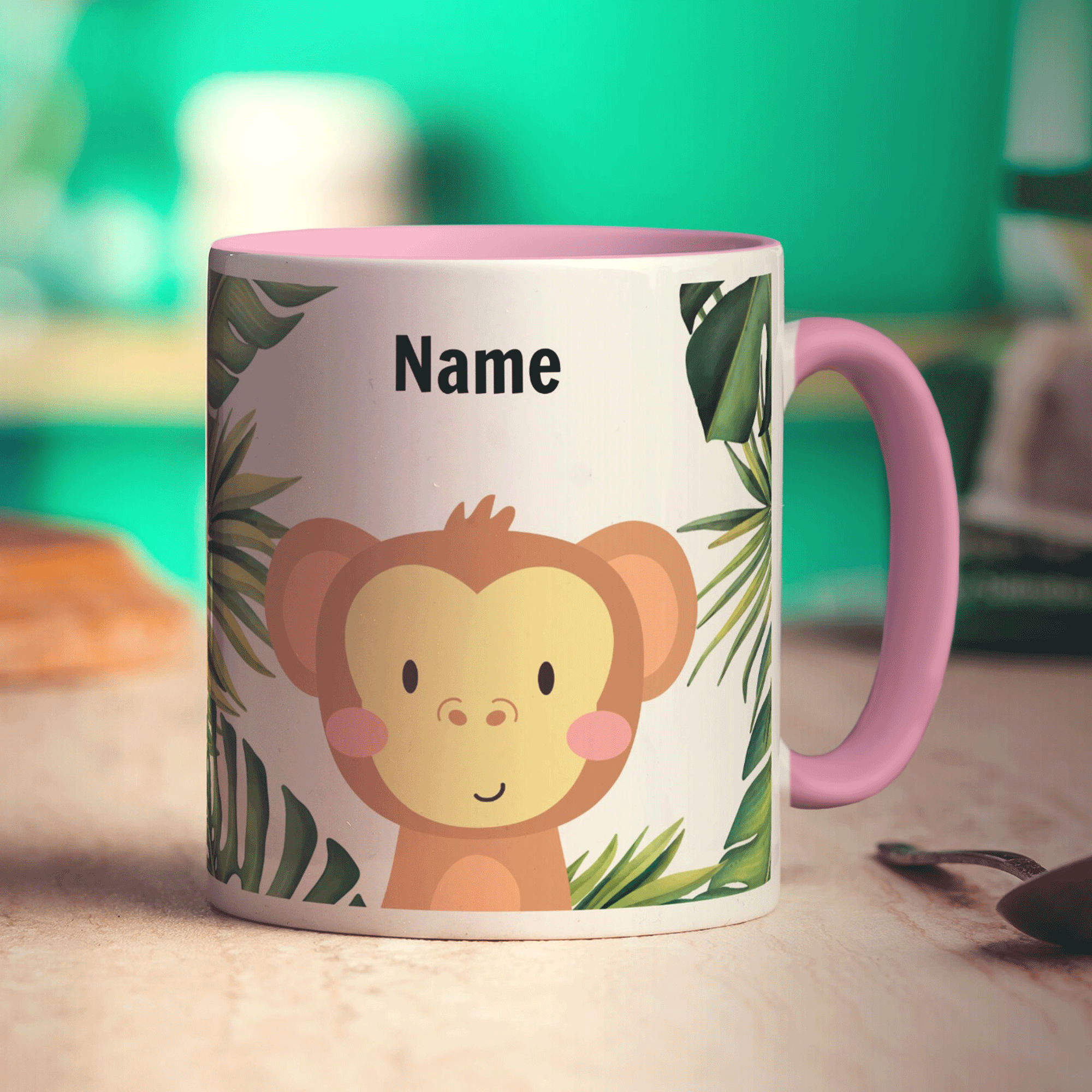 Personalised Monkey Mug