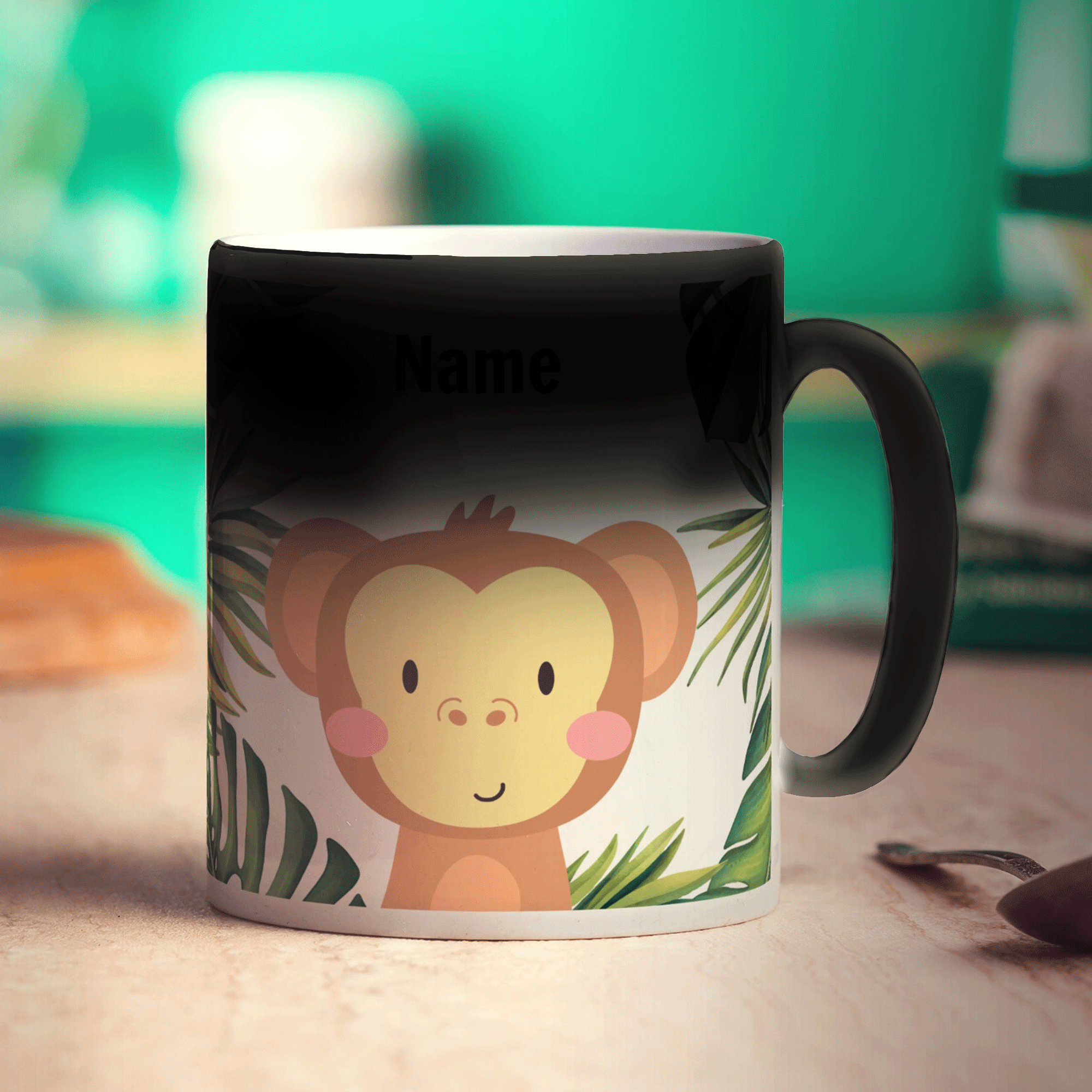 Personalised Monkey Mug