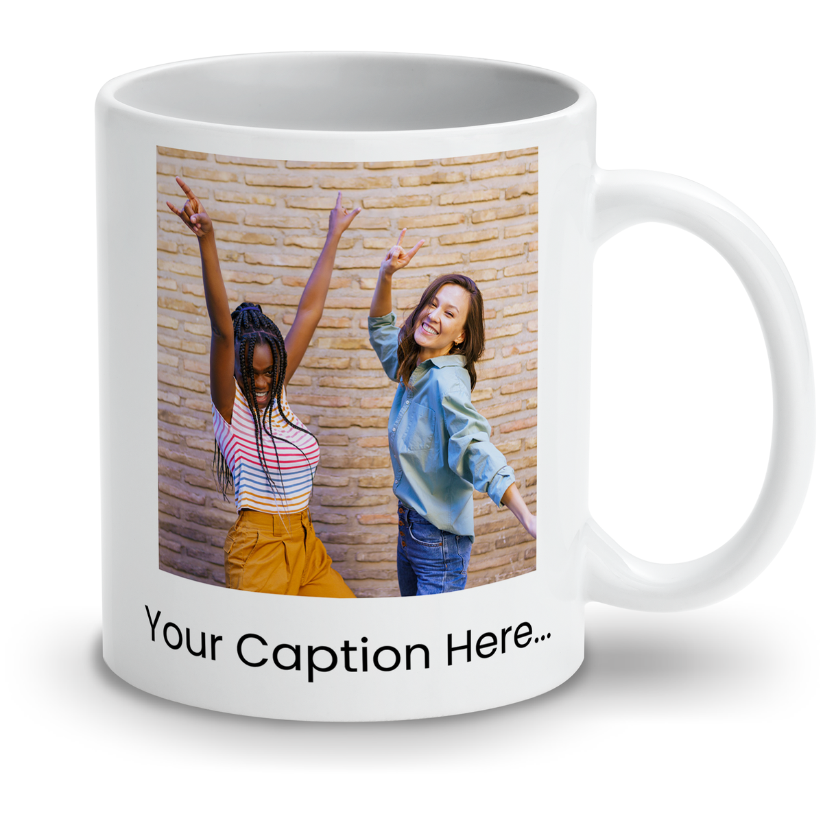 Mug. Add Personalised Mug - Add Photos & Optional Caption – Printster