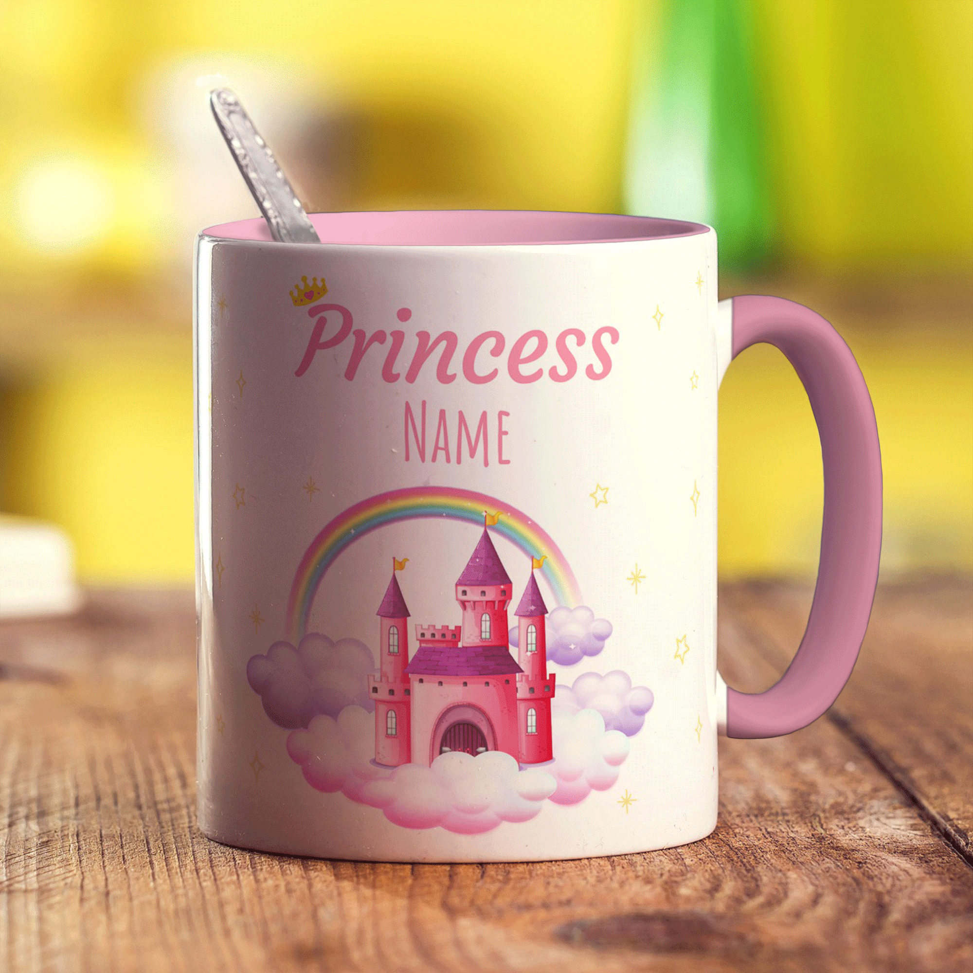 Personalised Princess Mug - Standard 330ml (11oz) / Pink