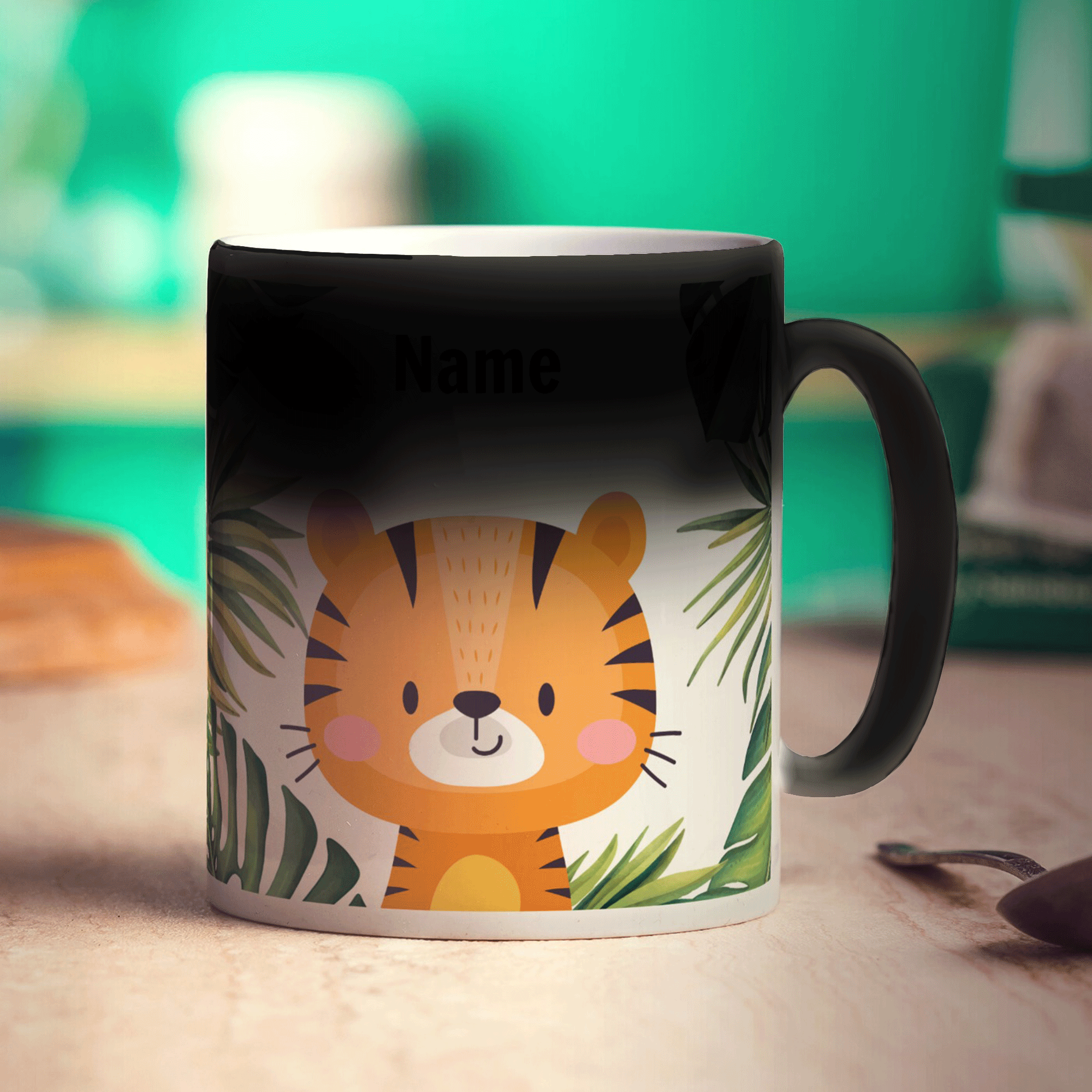 Personalised Tiger Mug - Standard 330ml (11oz) / Magic Mug