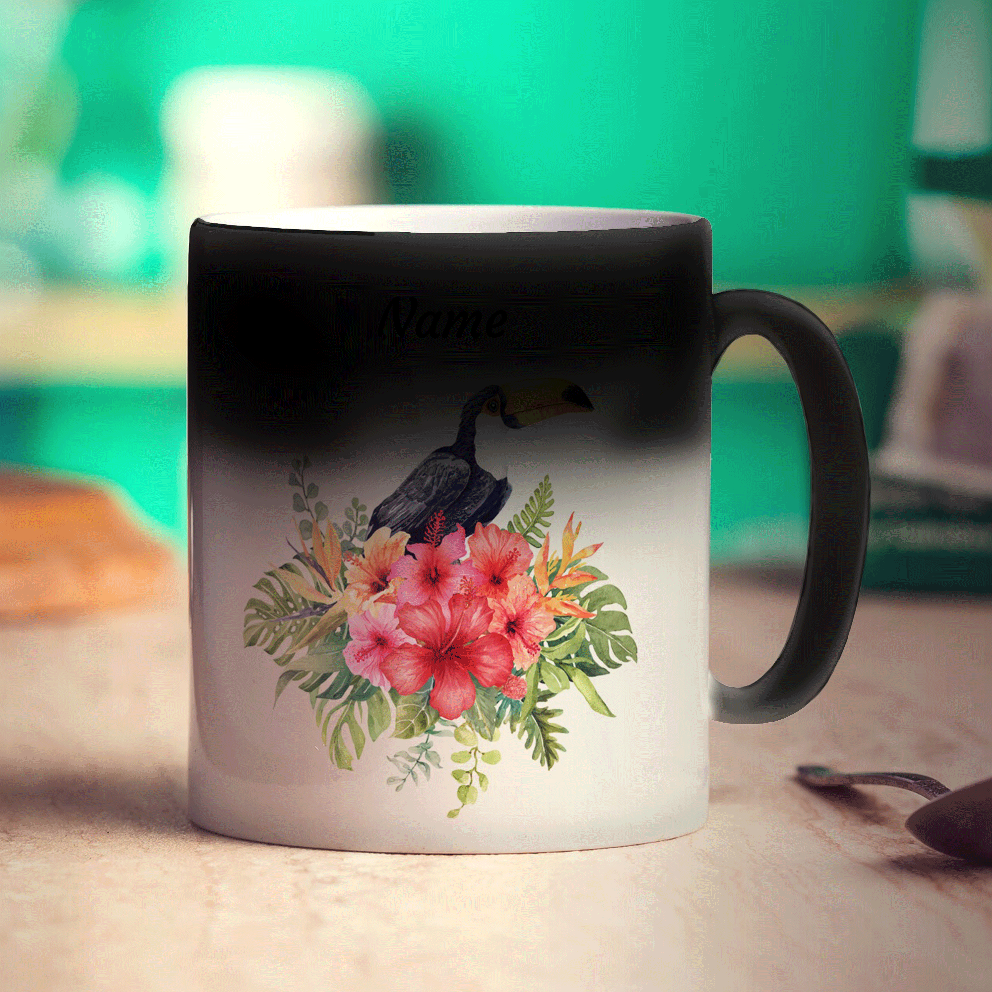 Personalised Toucan Mug - Standard 330ml (11oz) / Magic Mug