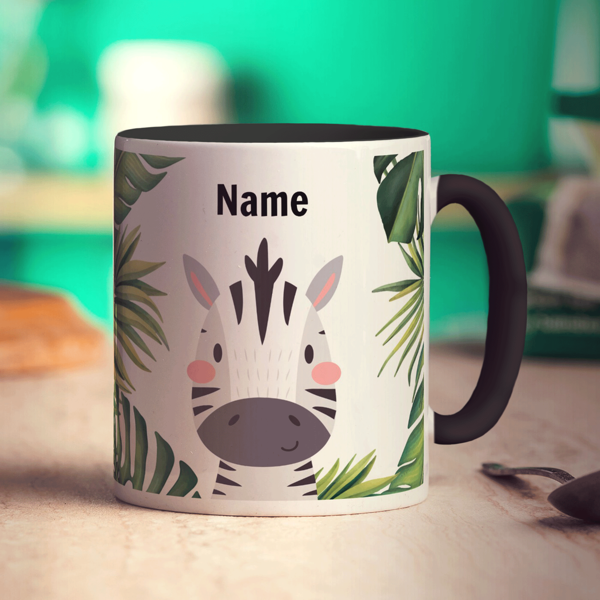 Personalised Zebra Mug
