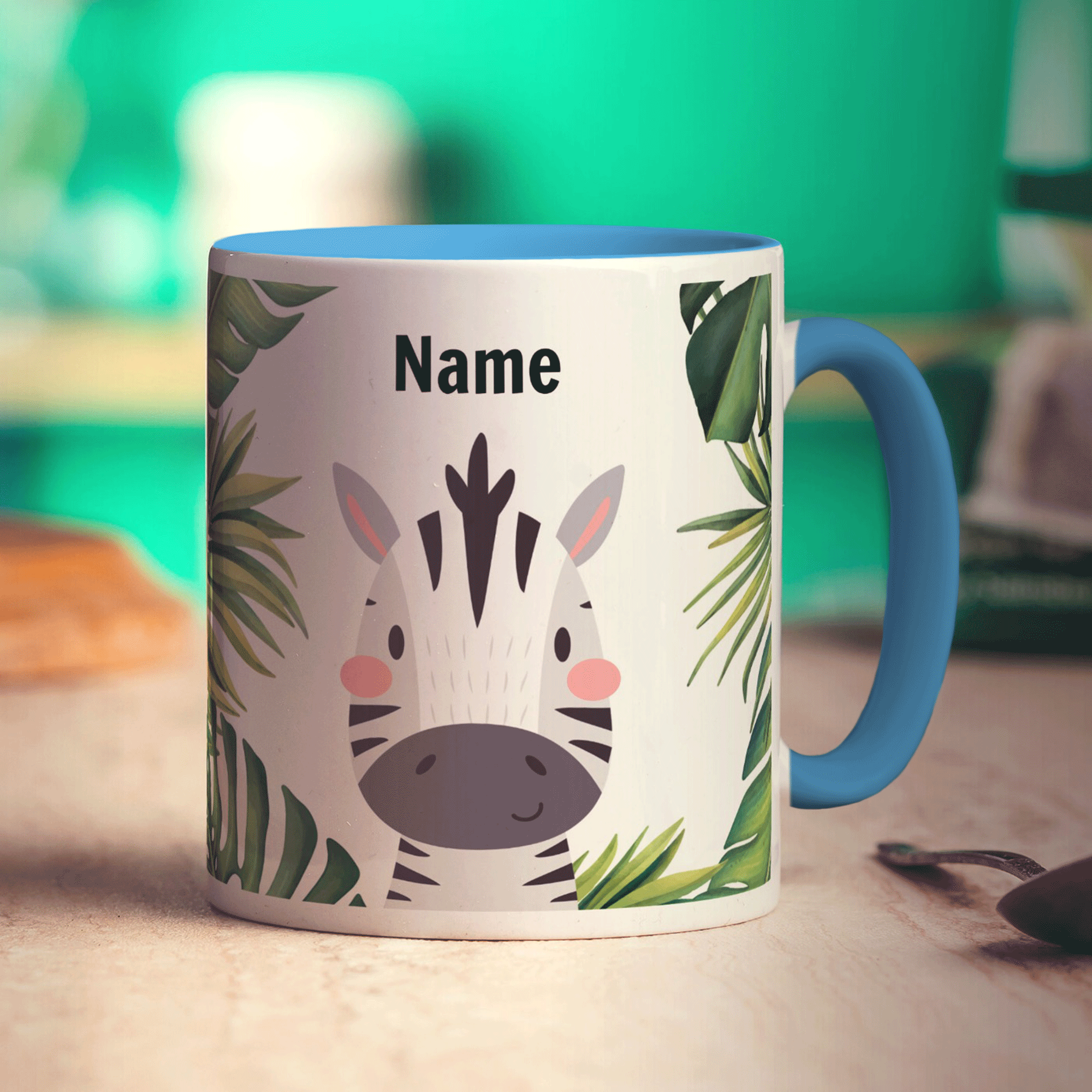 Personalised Zebra Mug