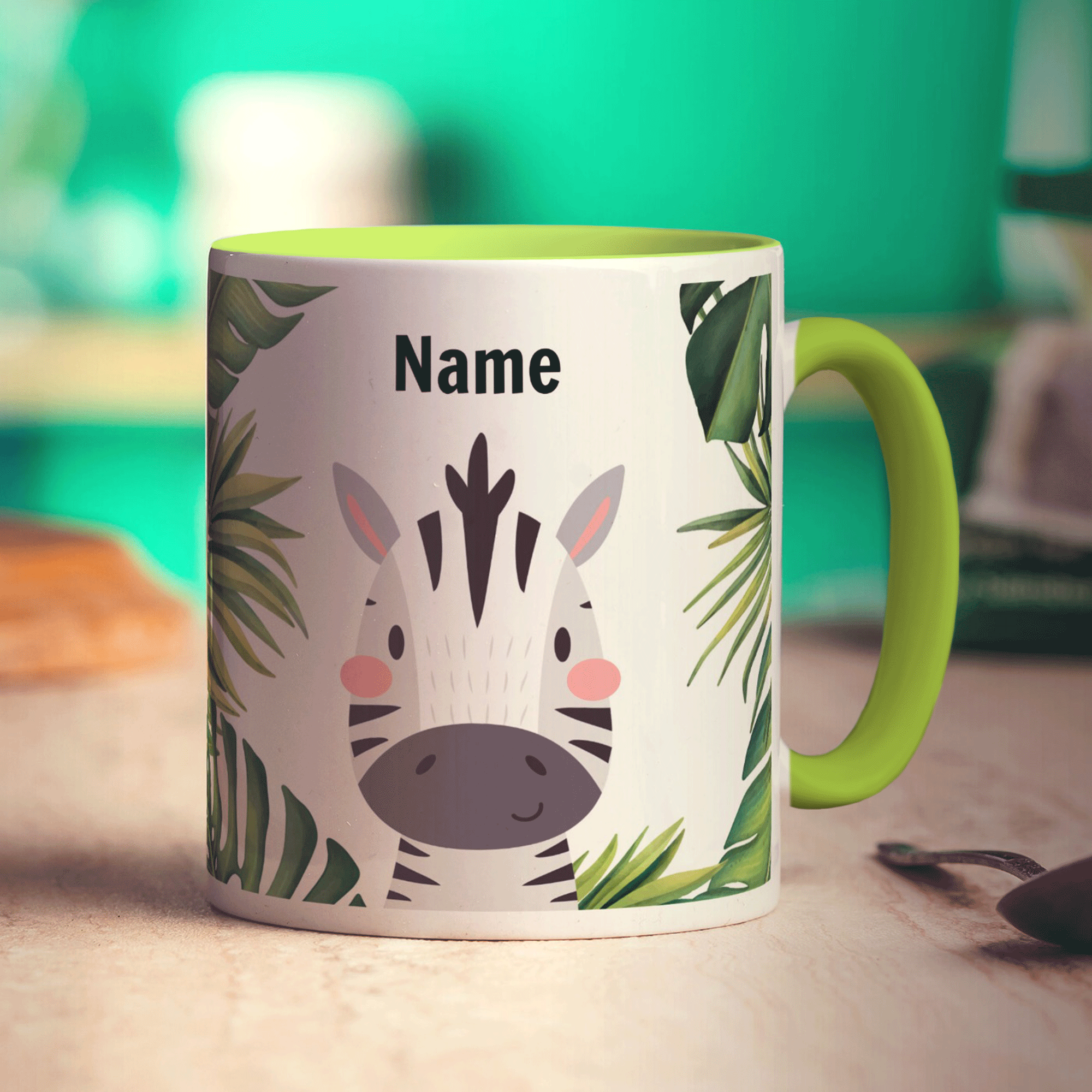 Personalised Zebra Mug