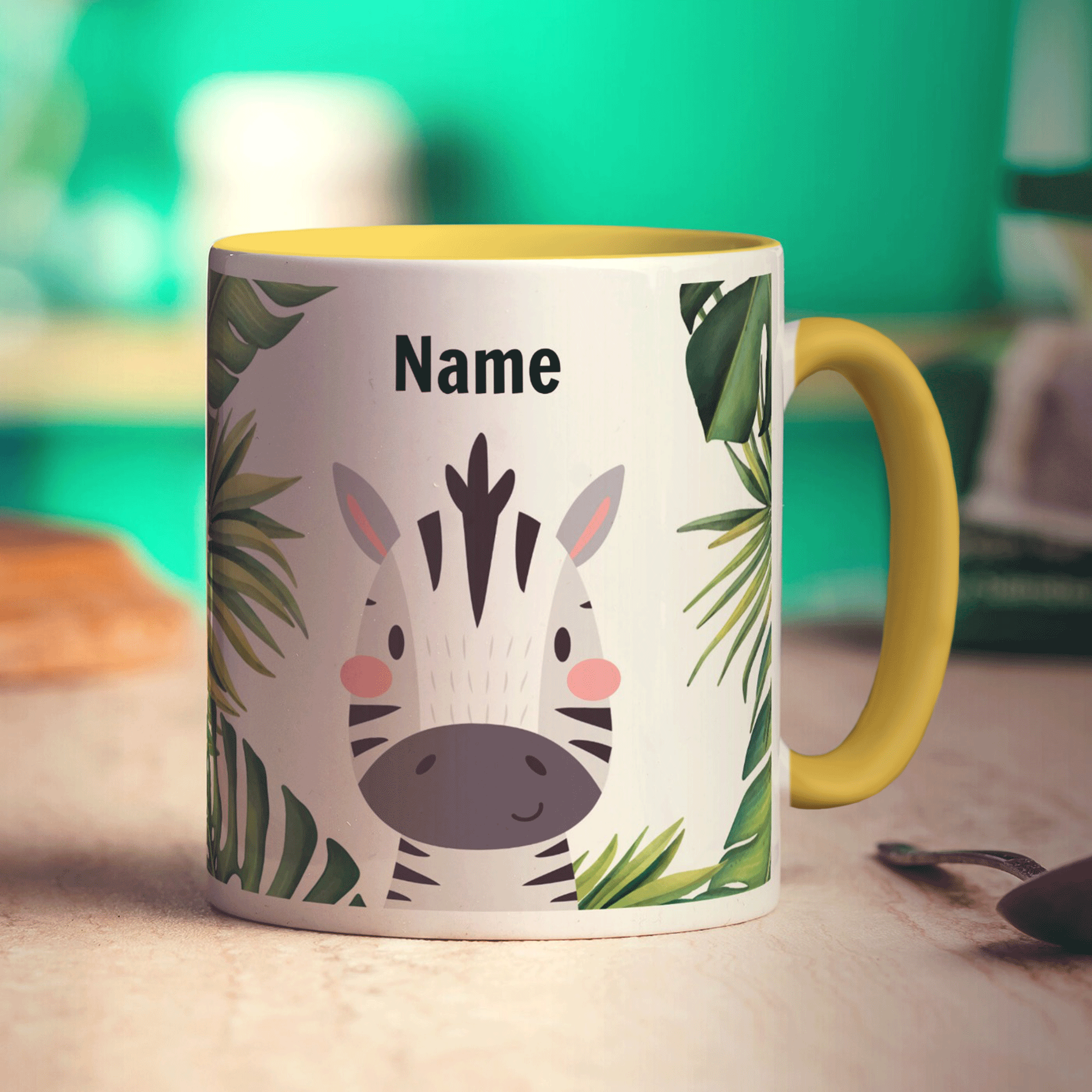 Personalised Zebra Mug
