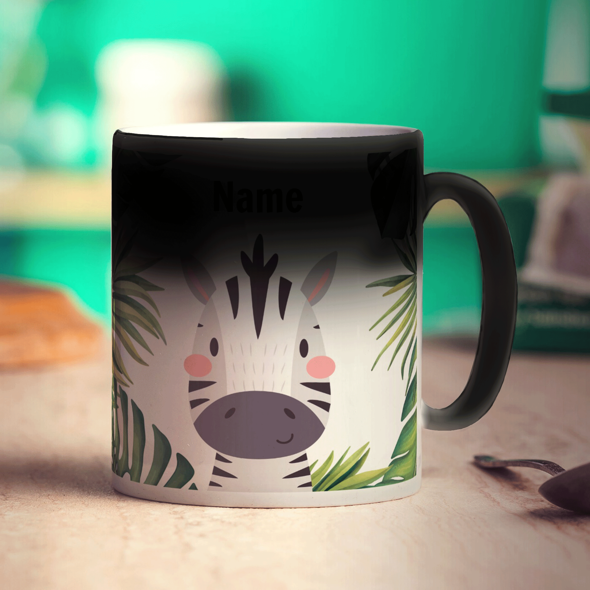 Personalised Zebra Mug