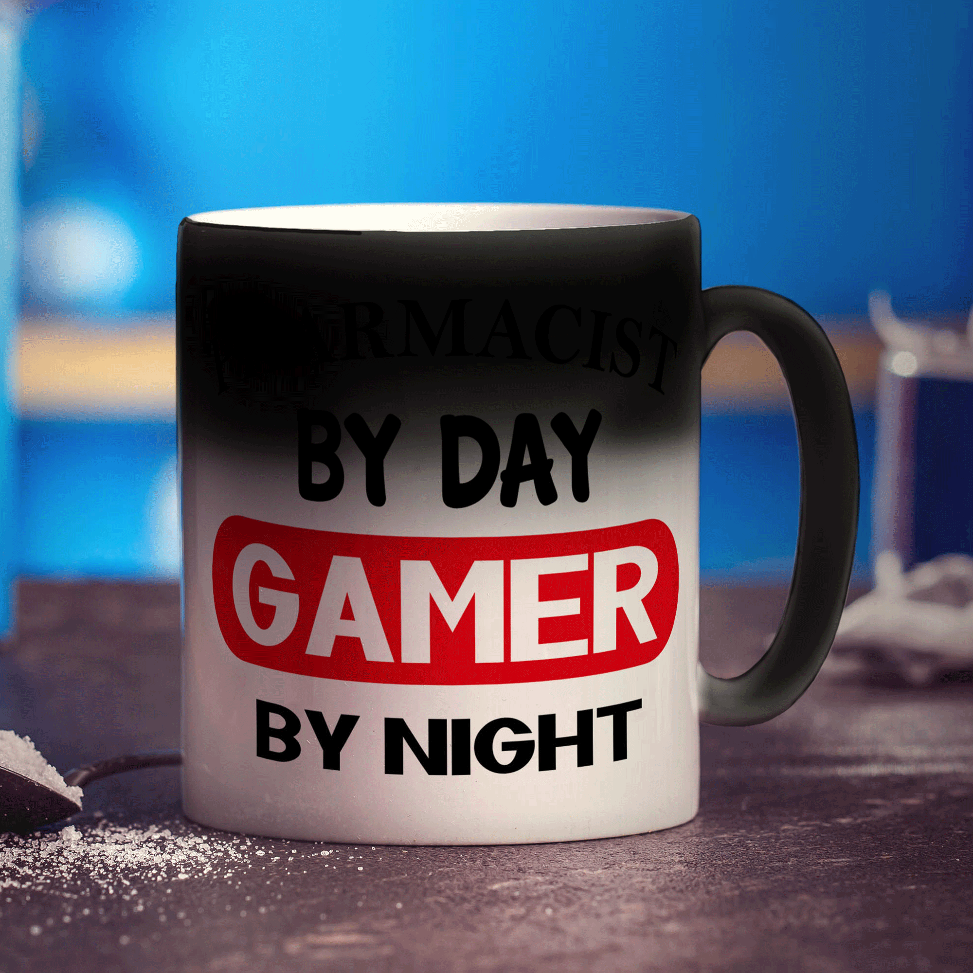 Pharmacists By Day Gamer By Night Mug - Standard 330ml (11oz) / Magic Mug