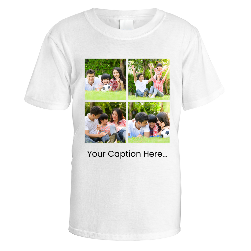 Photo Grid and Caption T-Shirt