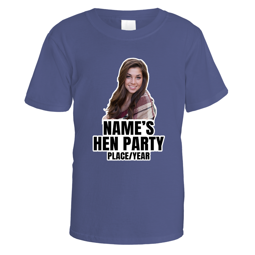 Photo Cut-Out Hen Do T-Shirt