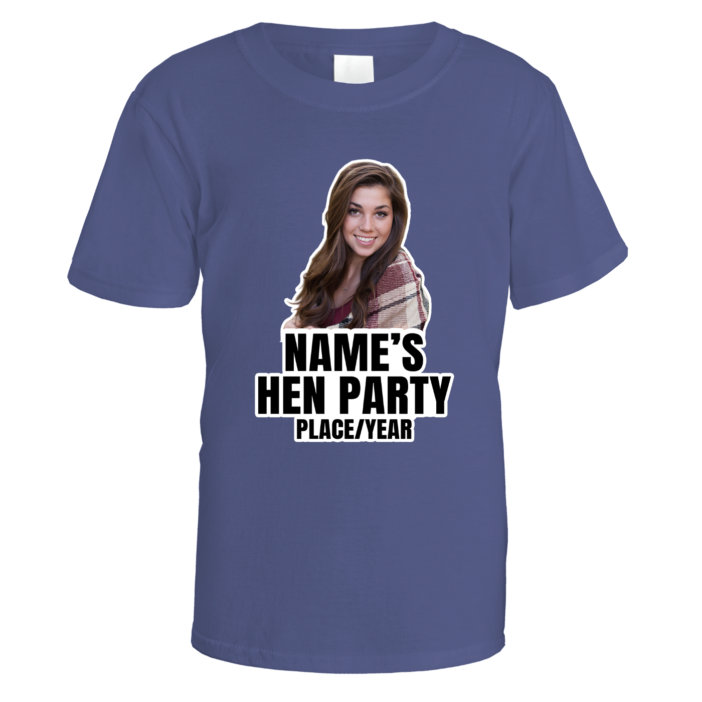 Photo Cut-Out Hen Do T-Shirt