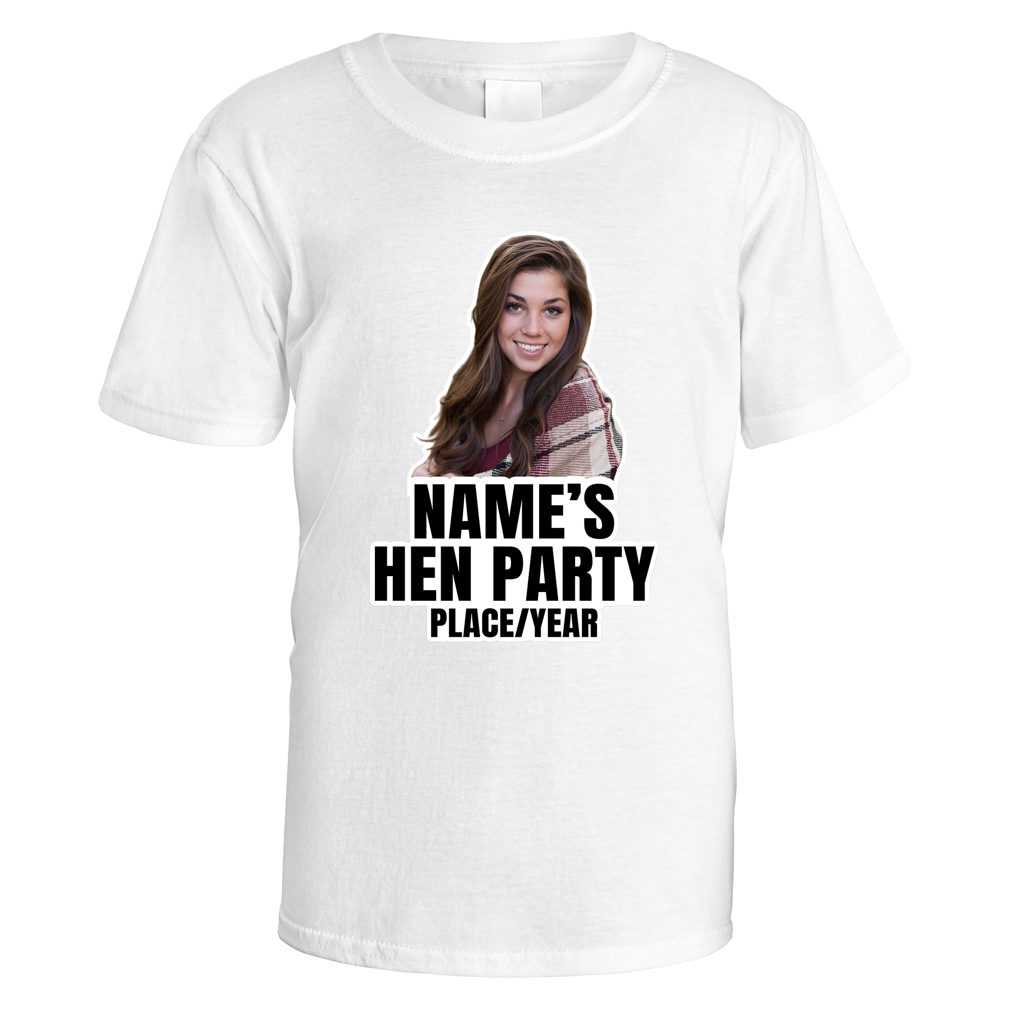 Photo Cut-Out Hen Do T-Shirt