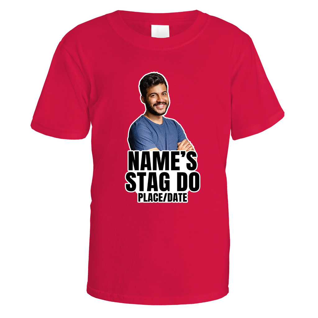 Photo Cut-Out Stag Do T-Shirt