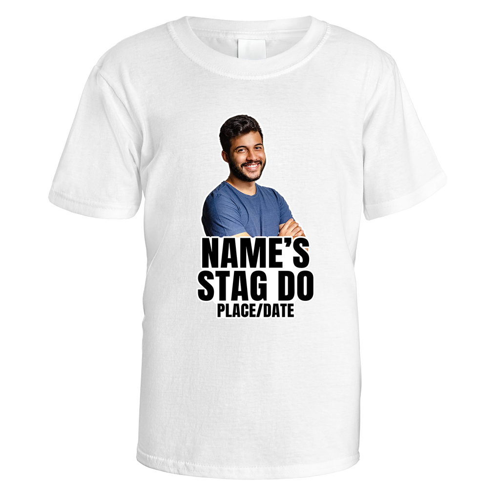 Photo Cut-Out Stag Do T-Shirt