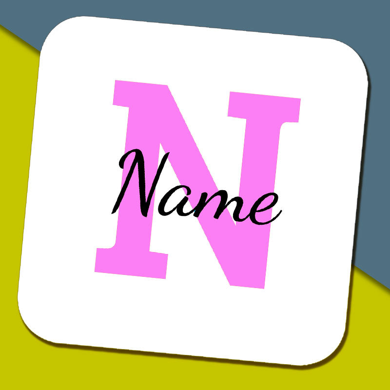 Initial Coaster with Name