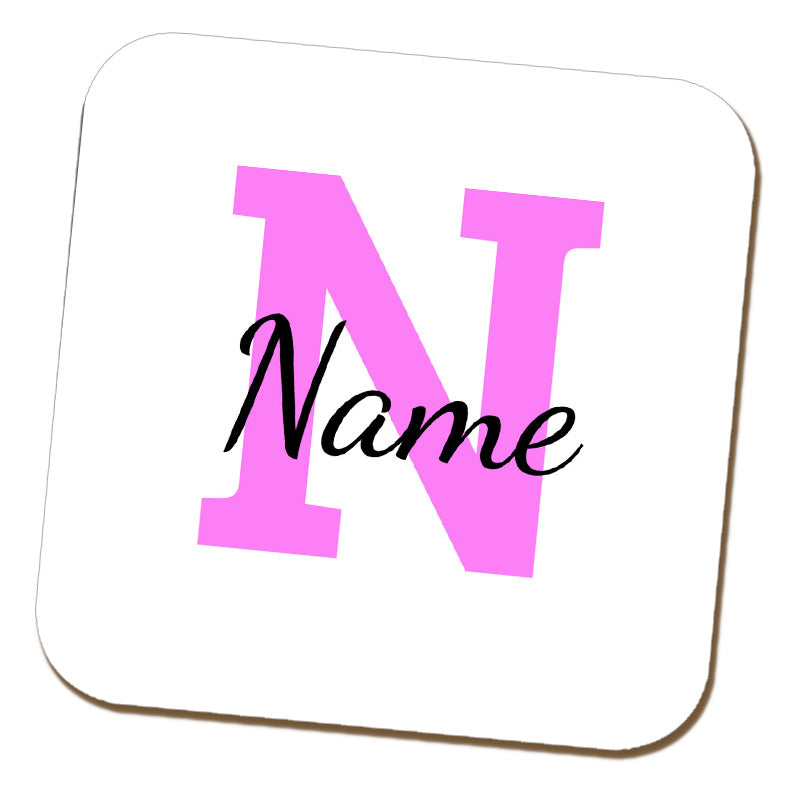 Initial Coaster with Name