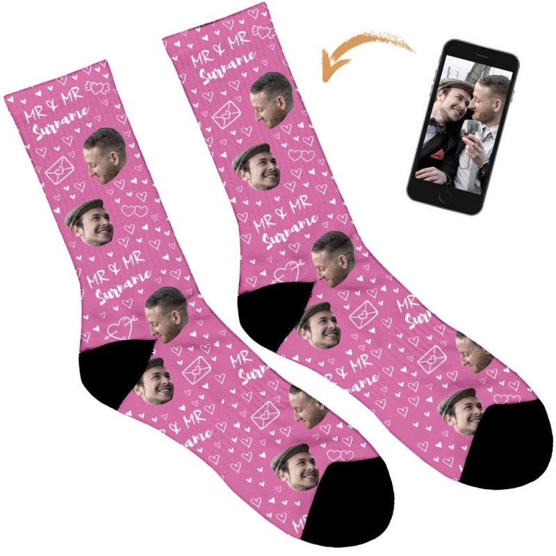 Mr & Mr Wedding Socks