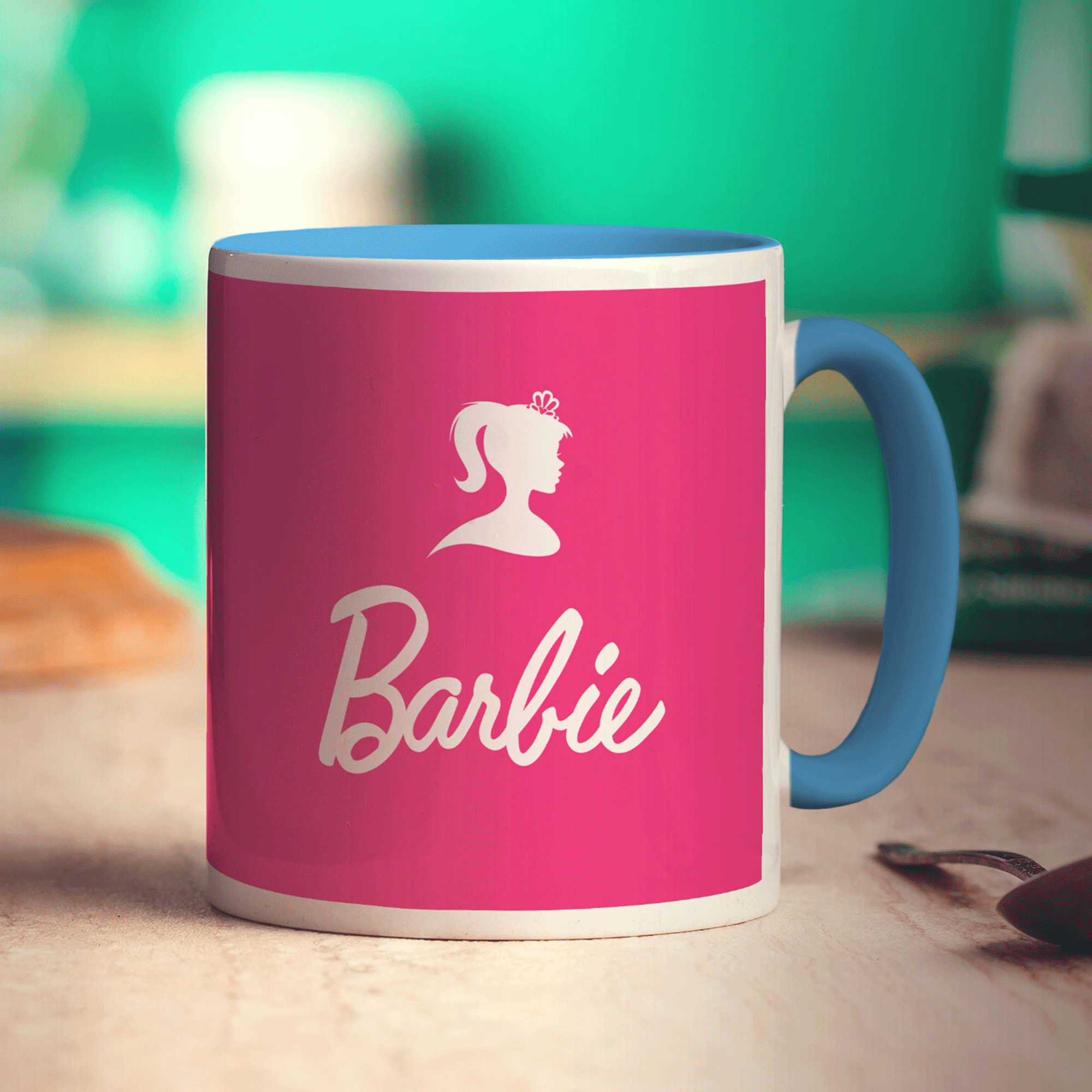 Pink Personalised Name Mug