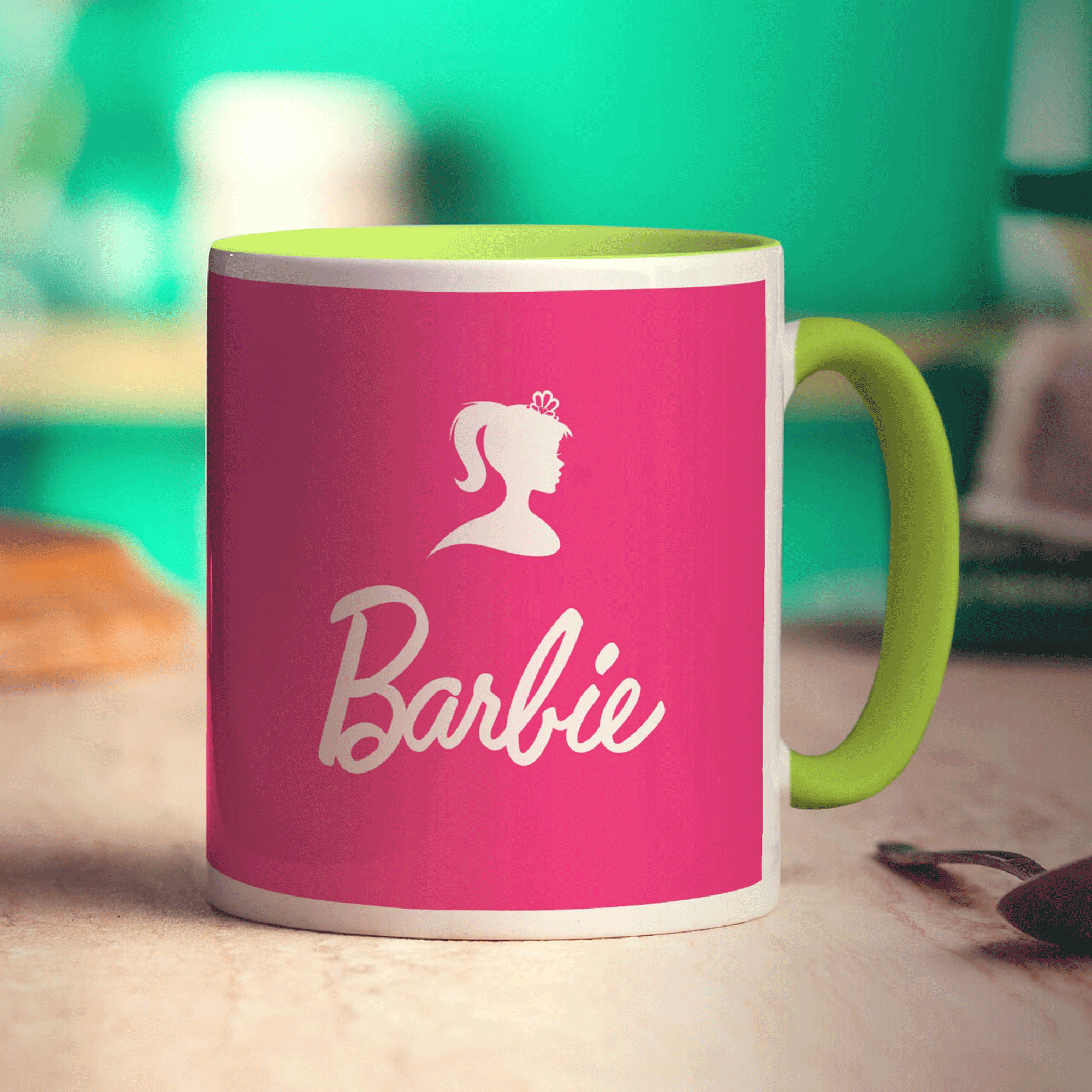 Pink Personalised Name Mug