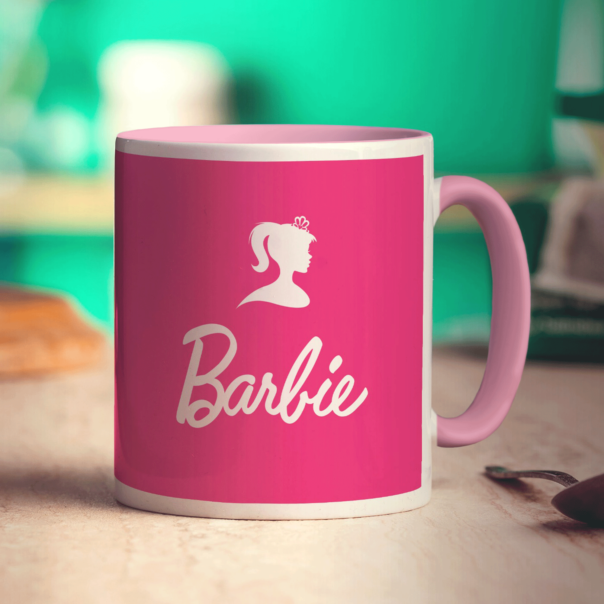 Pink Personalised Name Mug