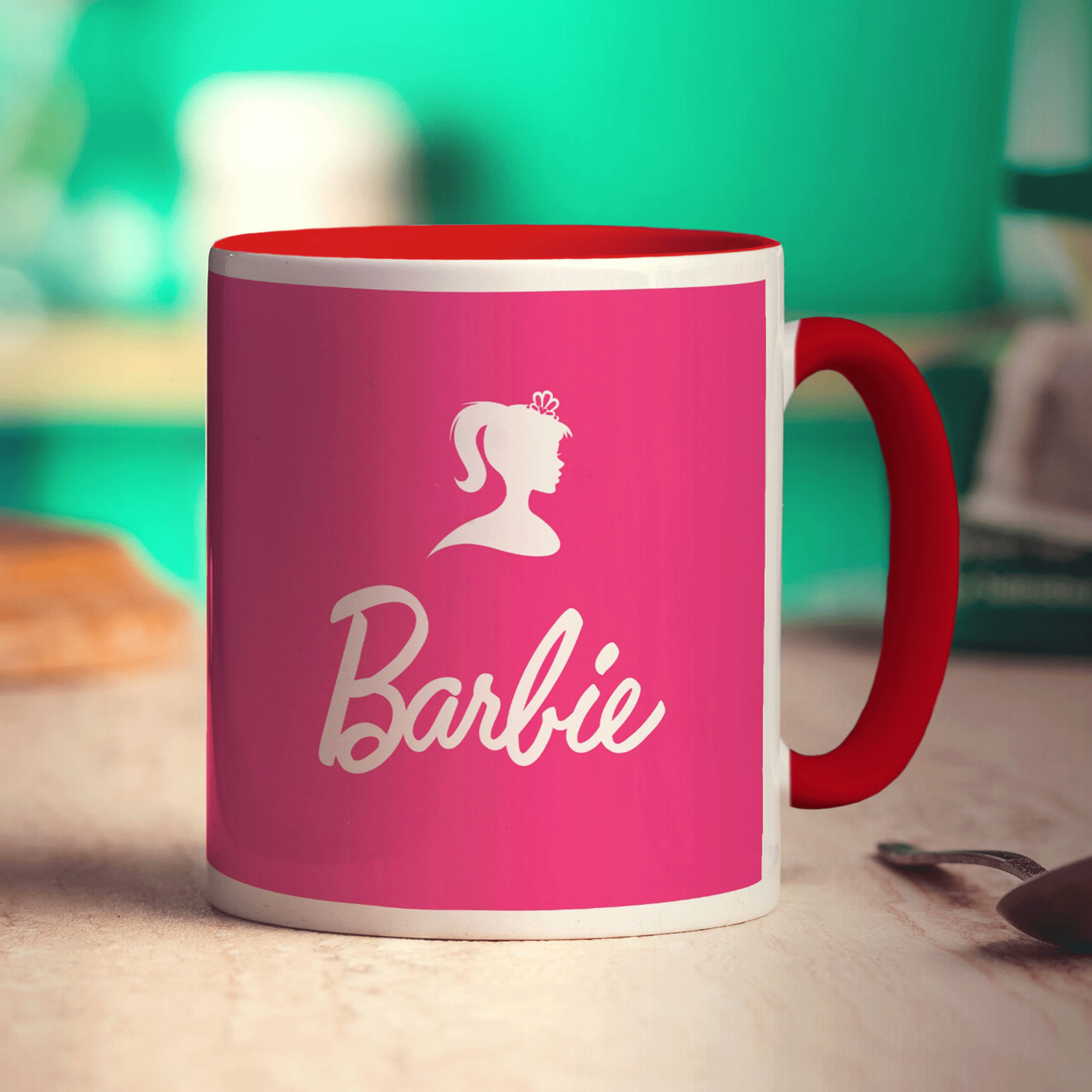 Pink Personalised Name Mug