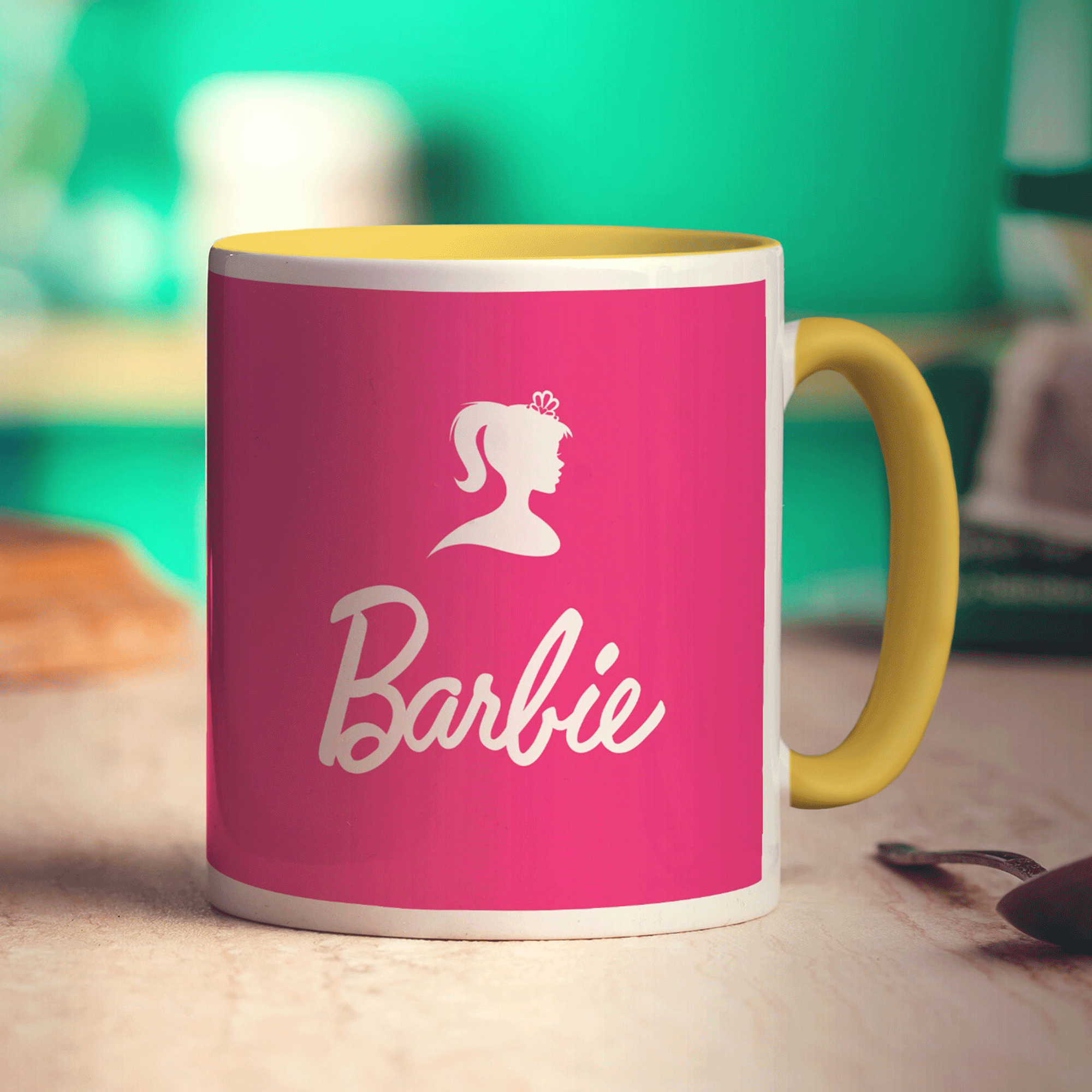 Pink Personalised Name Mug