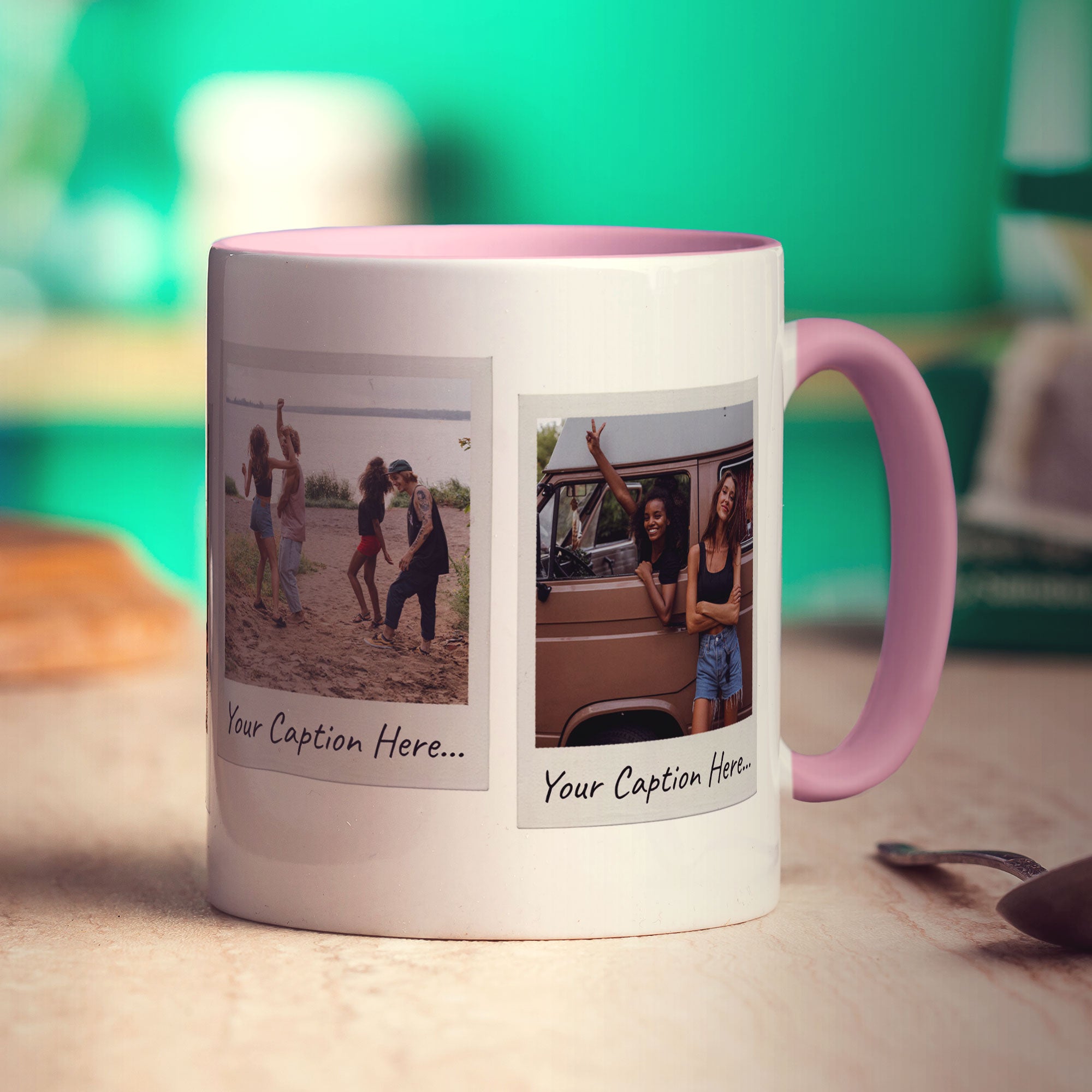 4 Photo Polaroid Mug