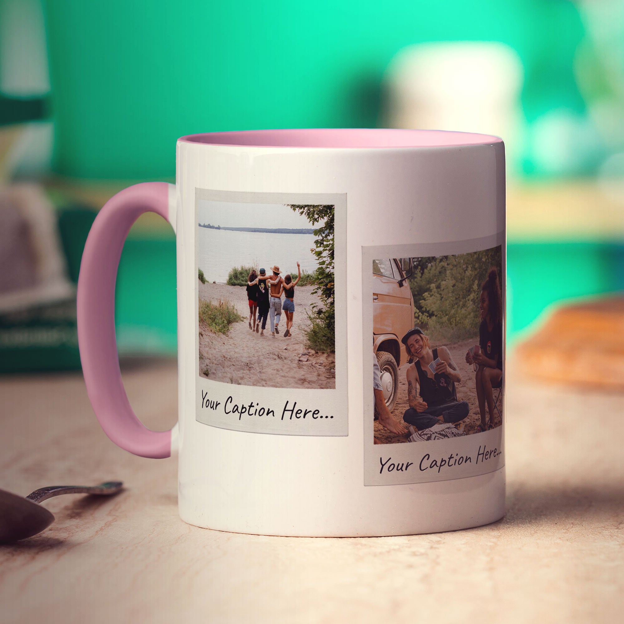 4 Photo Polaroid Mug