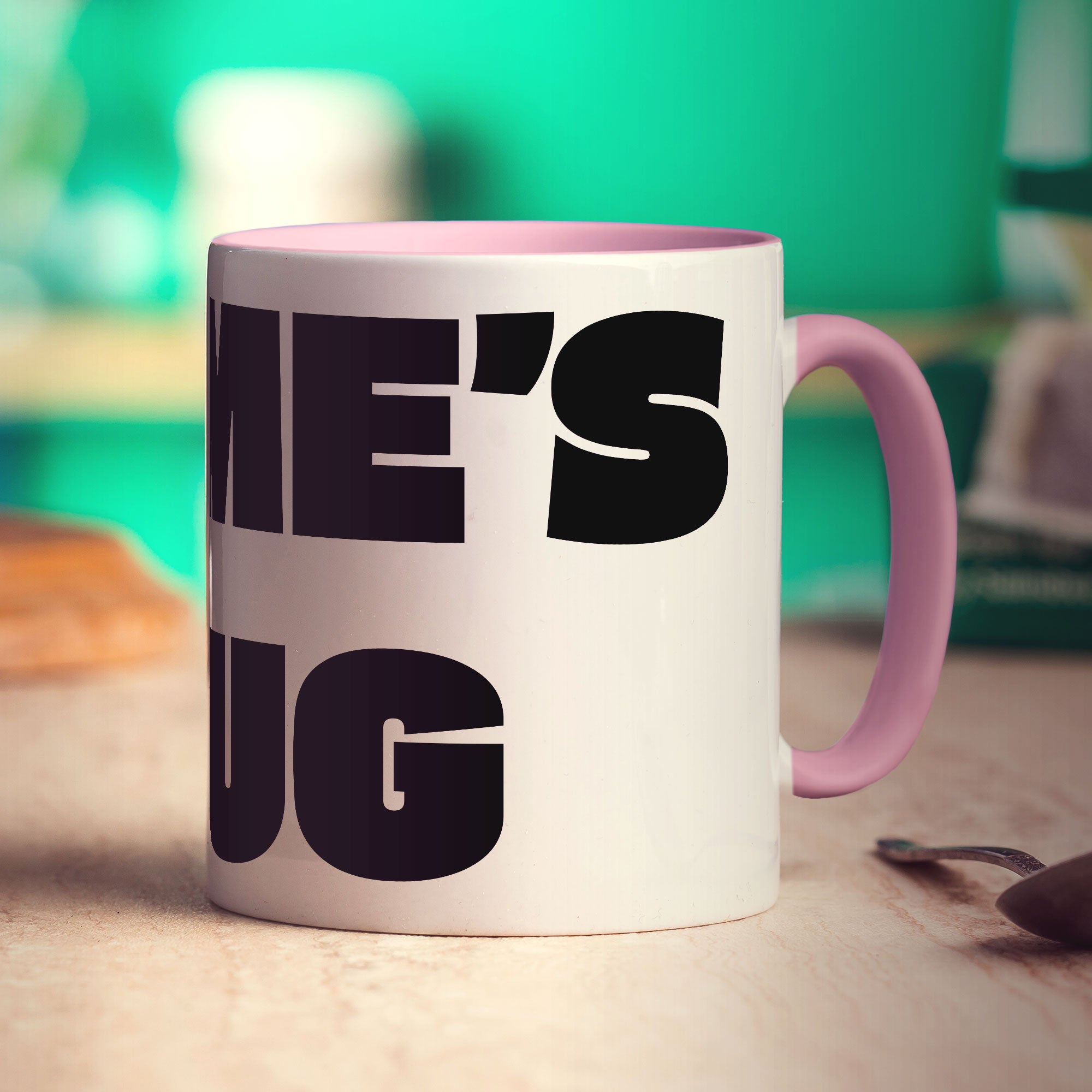 Personalised Name Mug - Personalised Name Mug - Standard 330ml (11oz) / Pink