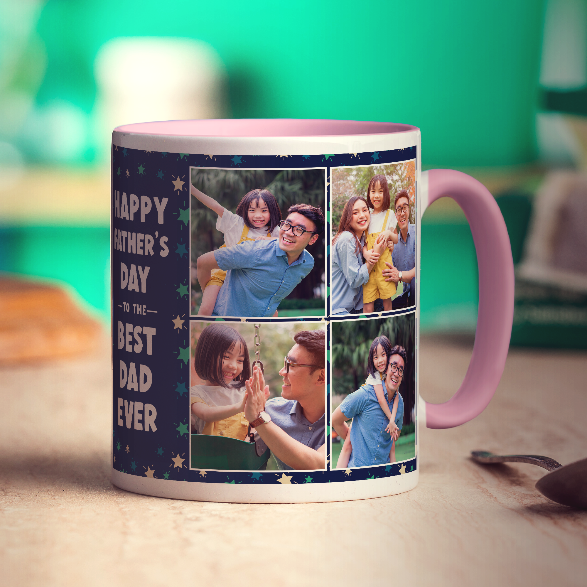 Happy Father's Day to the Best Dad Ever Photo Mug