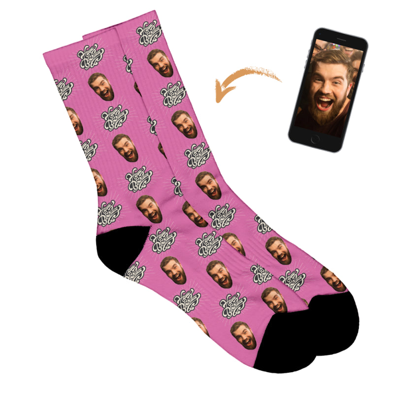 Vintage Birthday Personalised Socks