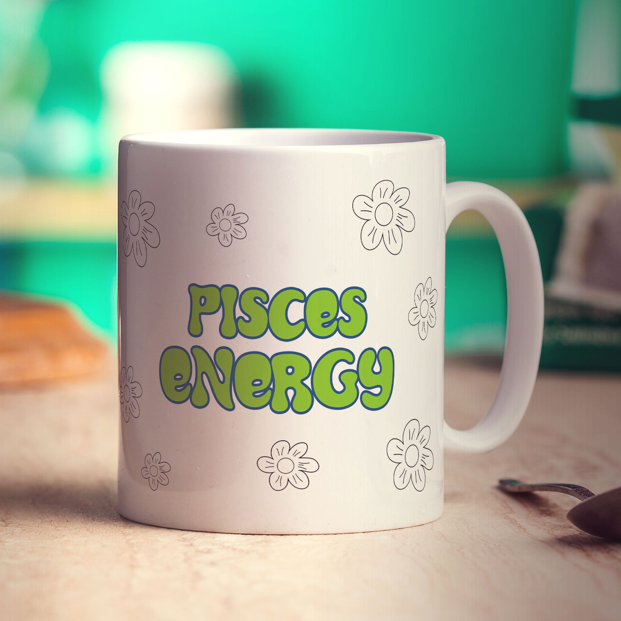 Pisces Energy Star Sign Mug