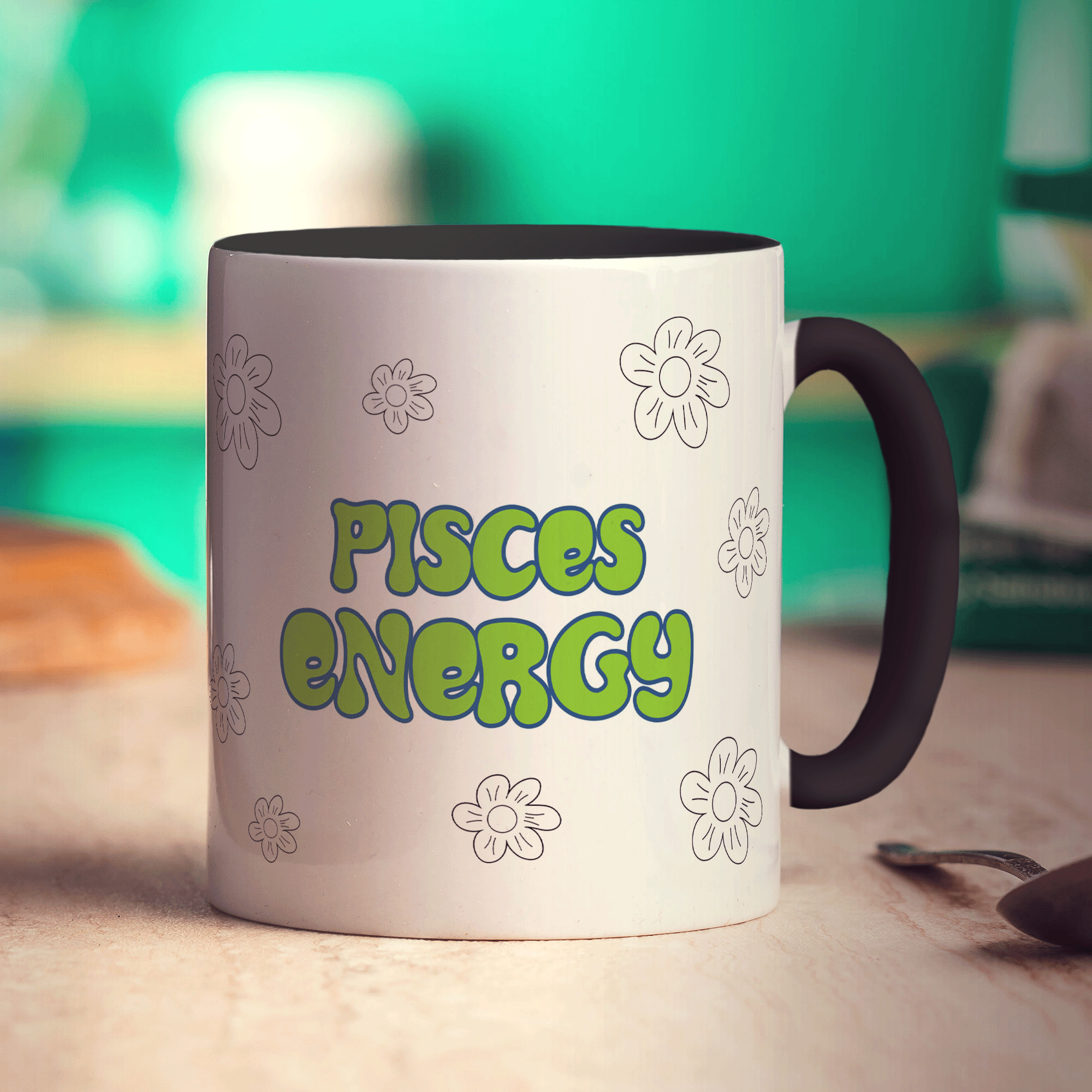 Pisces Energy Star Sign Mug