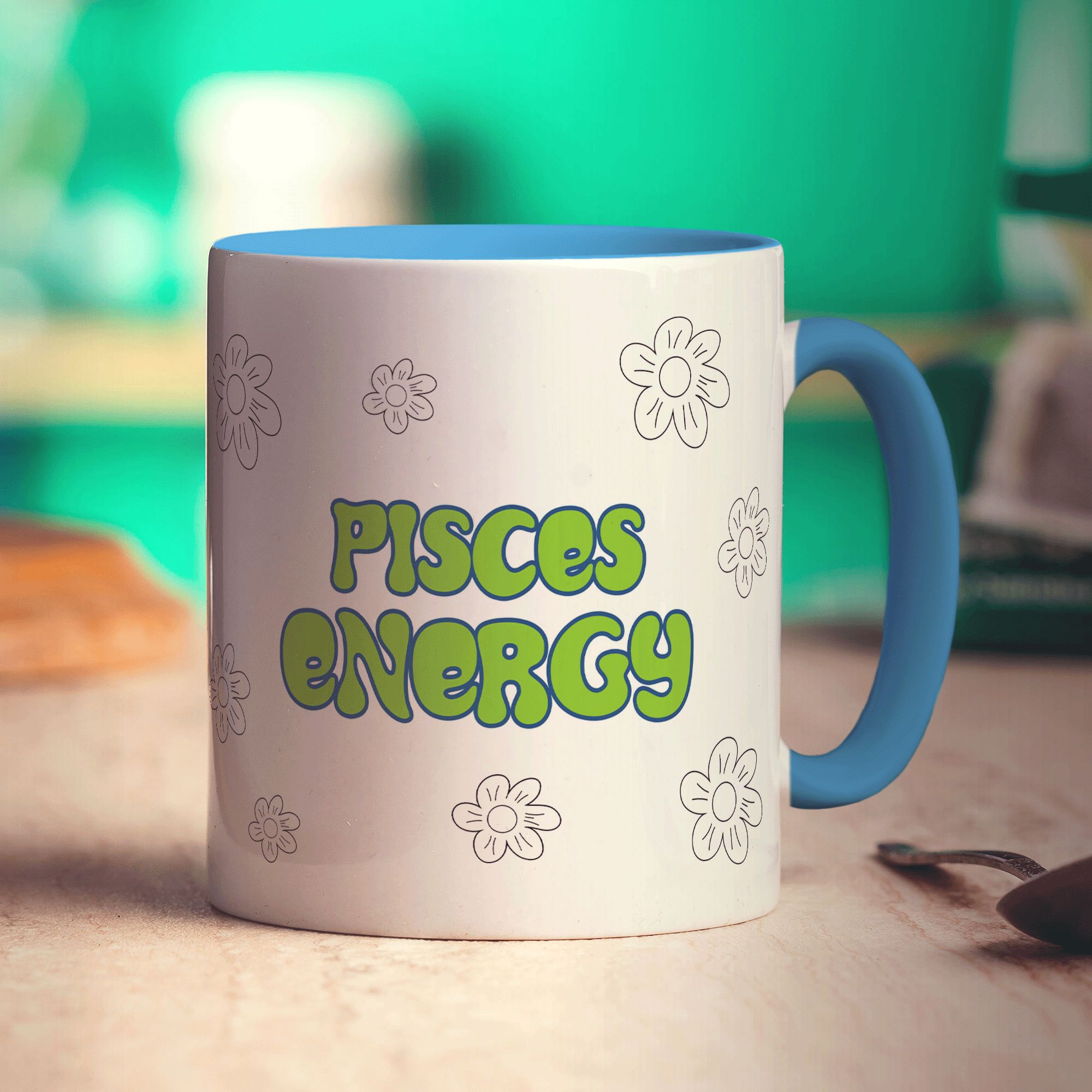 Pisces Energy Star Sign Mug