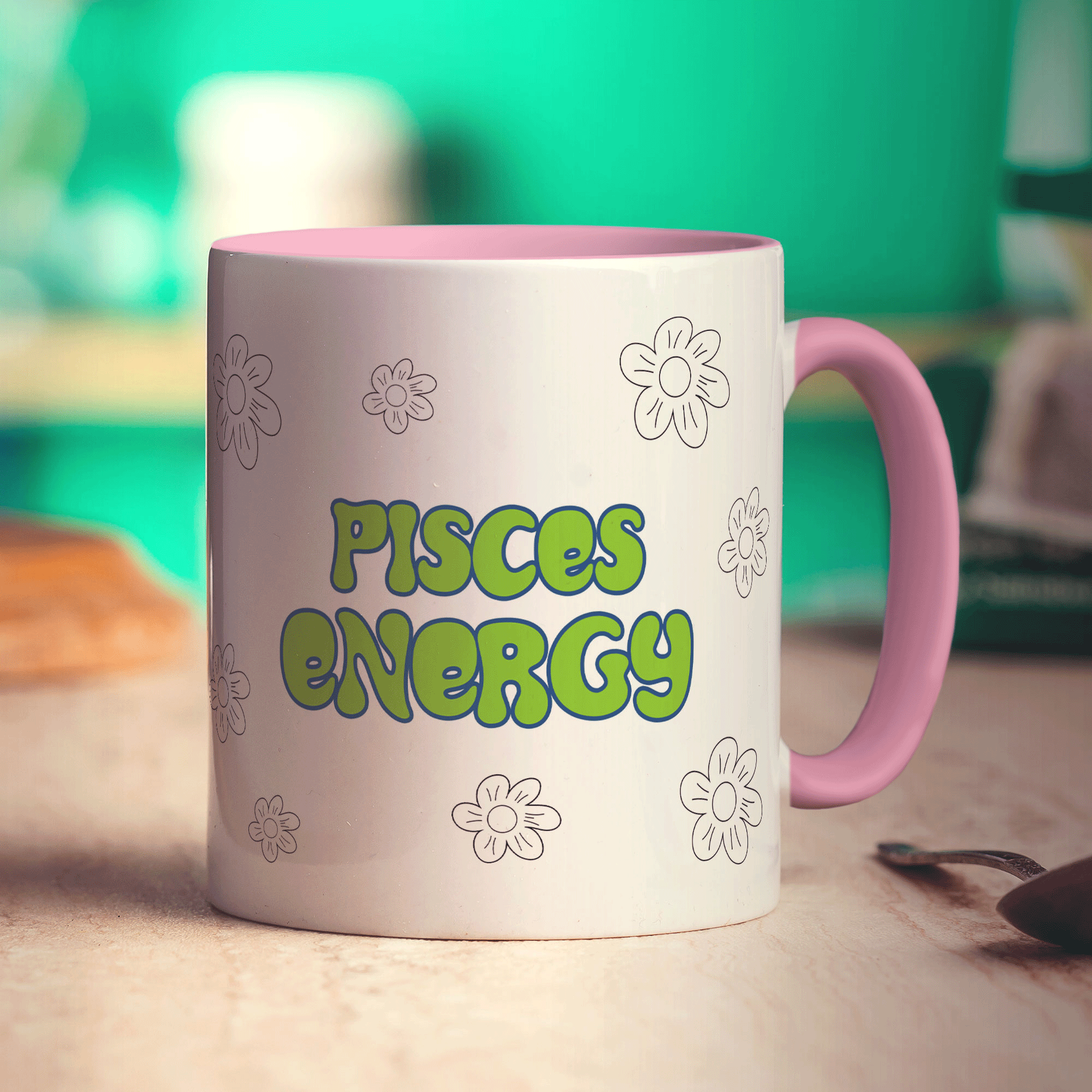 Pisces Energy Star Sign Mug