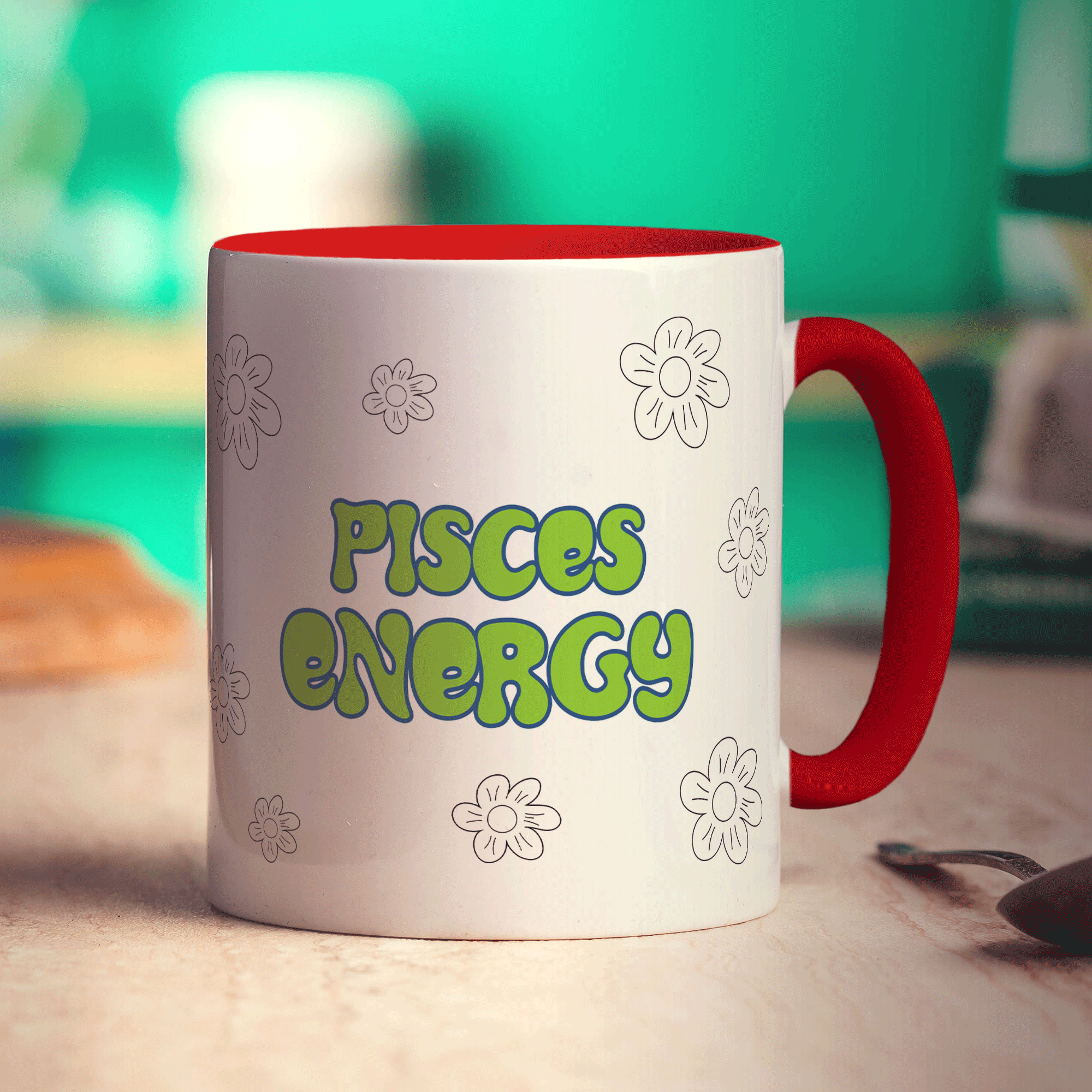 Pisces Energy Star Sign Mug