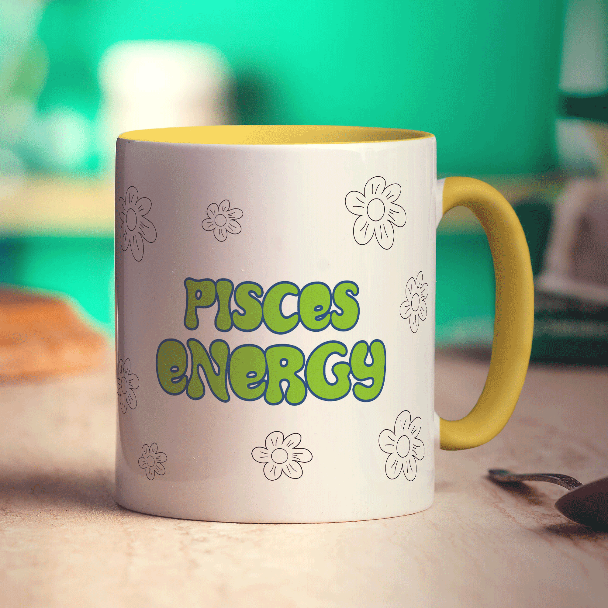 Pisces Energy Star Sign Mug