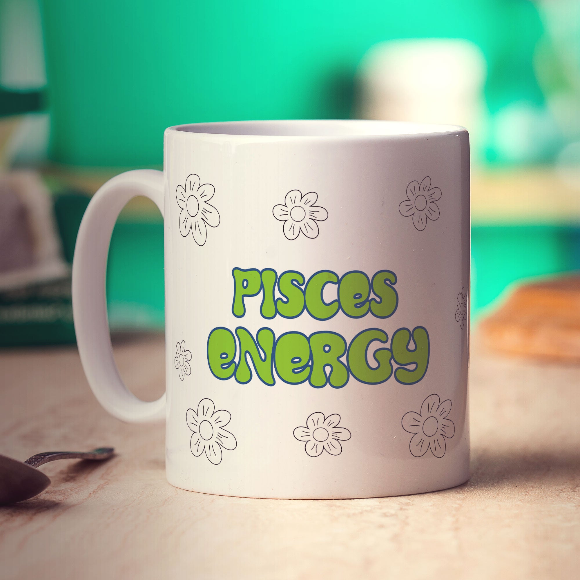 Pisces Energy Star Sign Mug