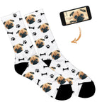 Your Dog on Socks - Plain White / Mens: 6-8 UK / 7-9 US
