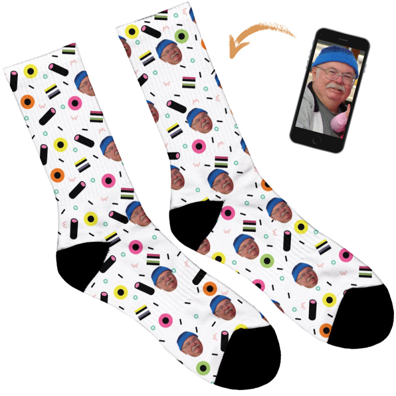 Liquorice Allsorts Personalised Socks