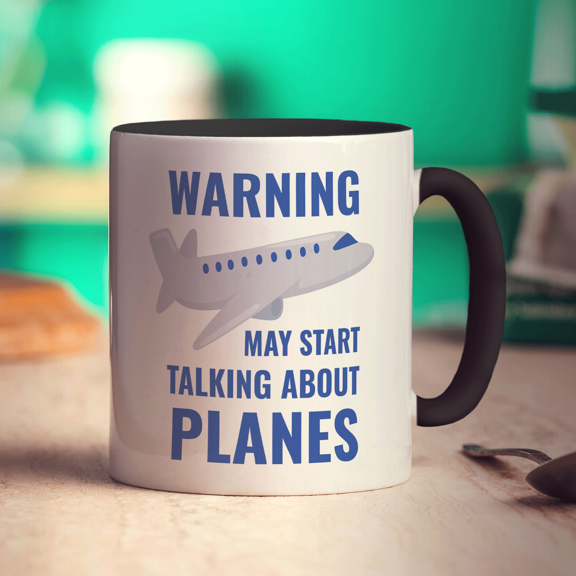 Warning May Start Talking About Planes Mug