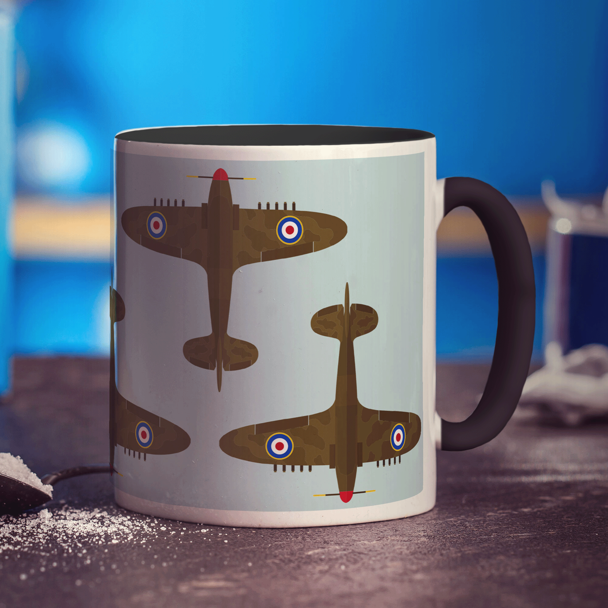 Spitfire Plane Mug
