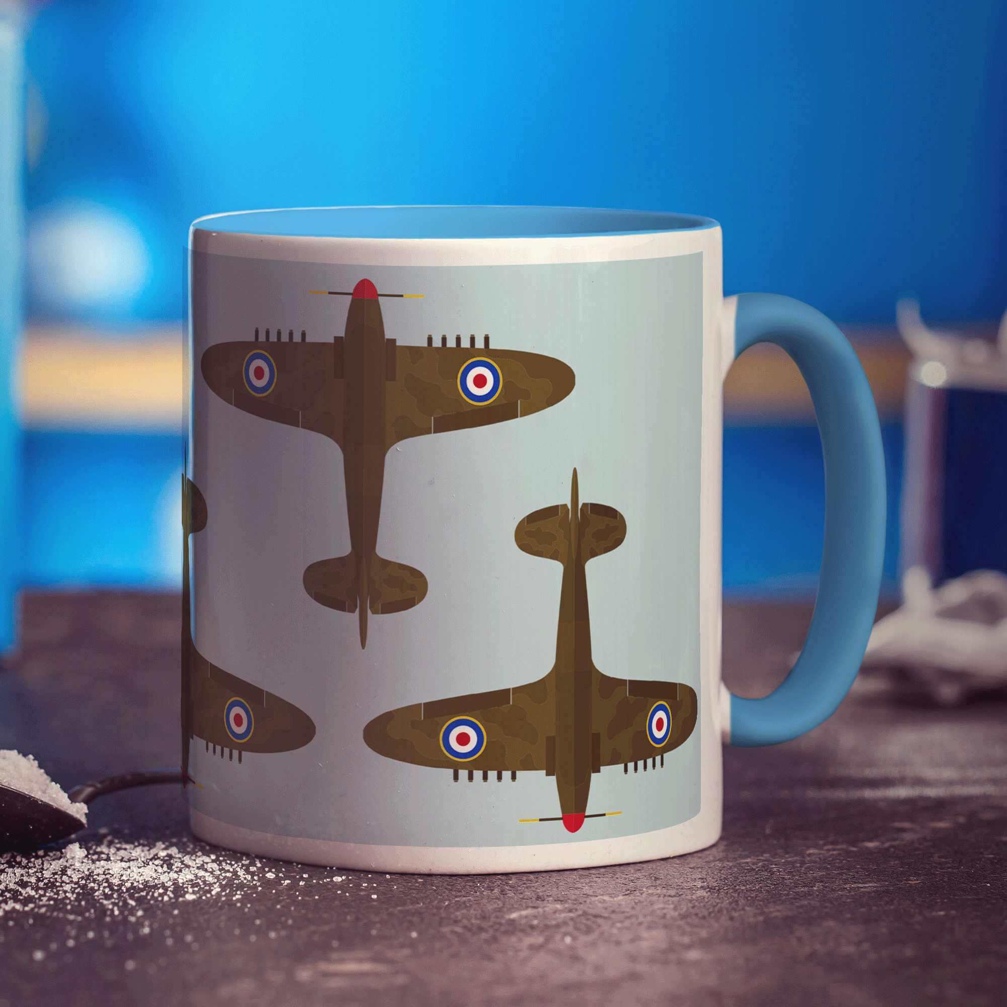 Spitfire Plane Mug