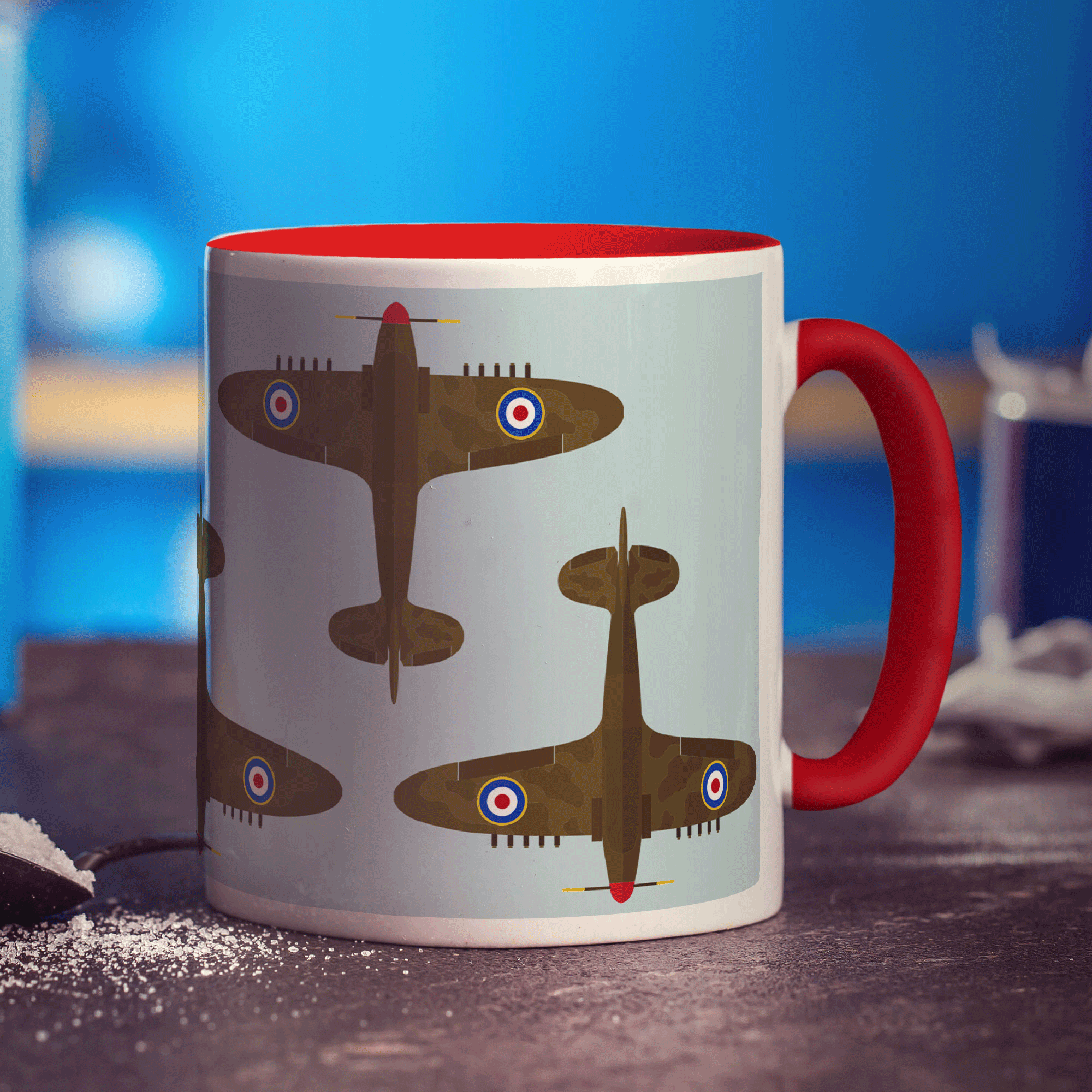 Spitfire Plane Mug
